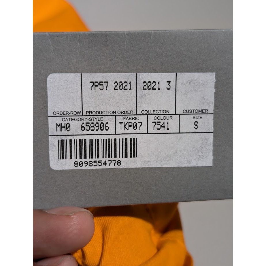 Balenciaga o1rshd1 Oversize Shorts in Orange Size US 30 / EU 46 - 21 Thumbnail
