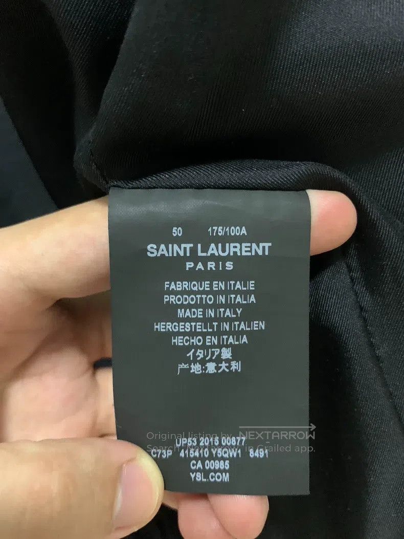 Saint Laurent Paris Saint Laurent Paris Rhinestone leopard sheepskin jacket Size US M / EU 48-50 / 2 - 4 Thumbnail