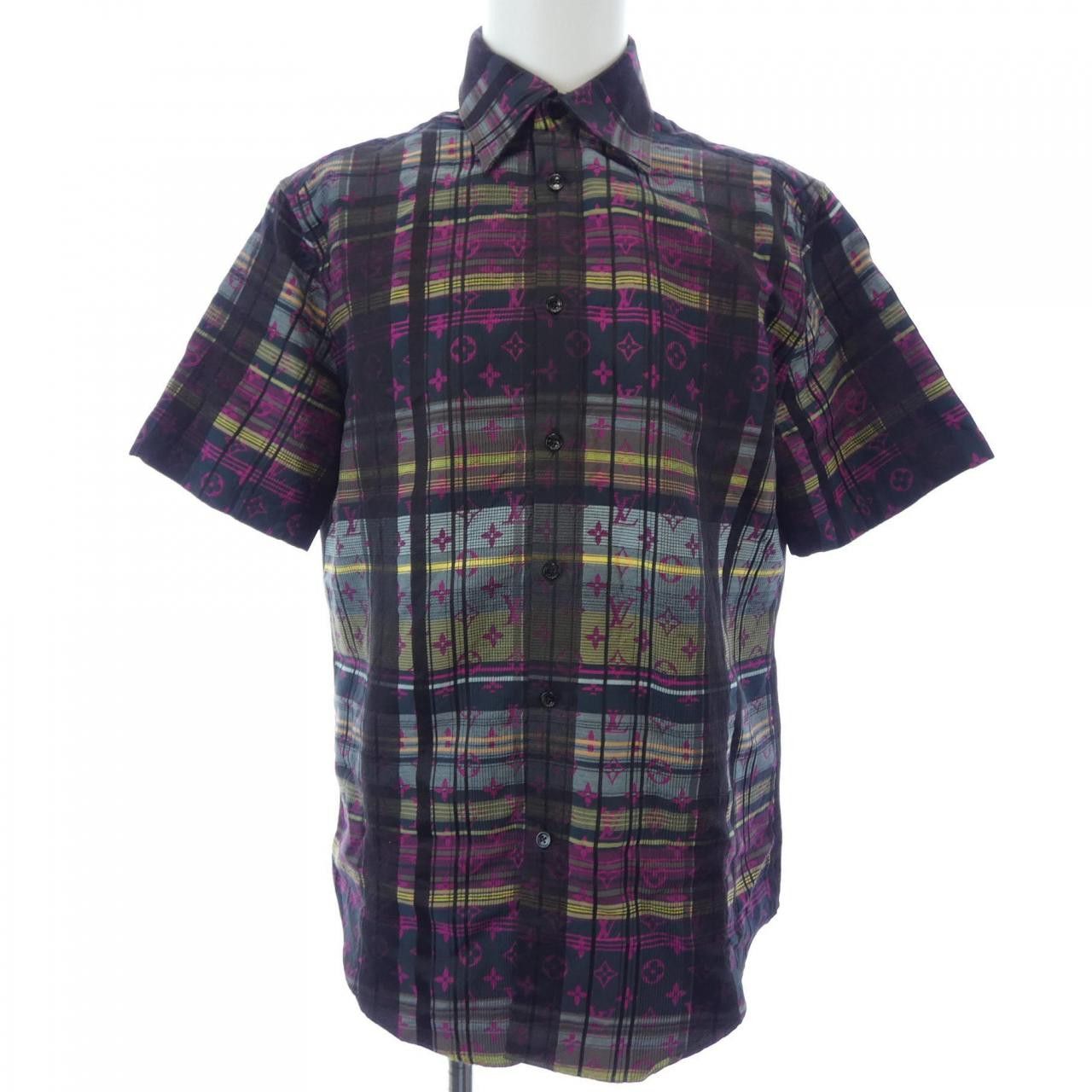 Louis Vuitton Louis Vuitton Louis Vuitton S/S Shirt Shirt Textile Tops HKS75WZVP DUTY FREE for USA Size ONE SIZE - 1 Thumbnail