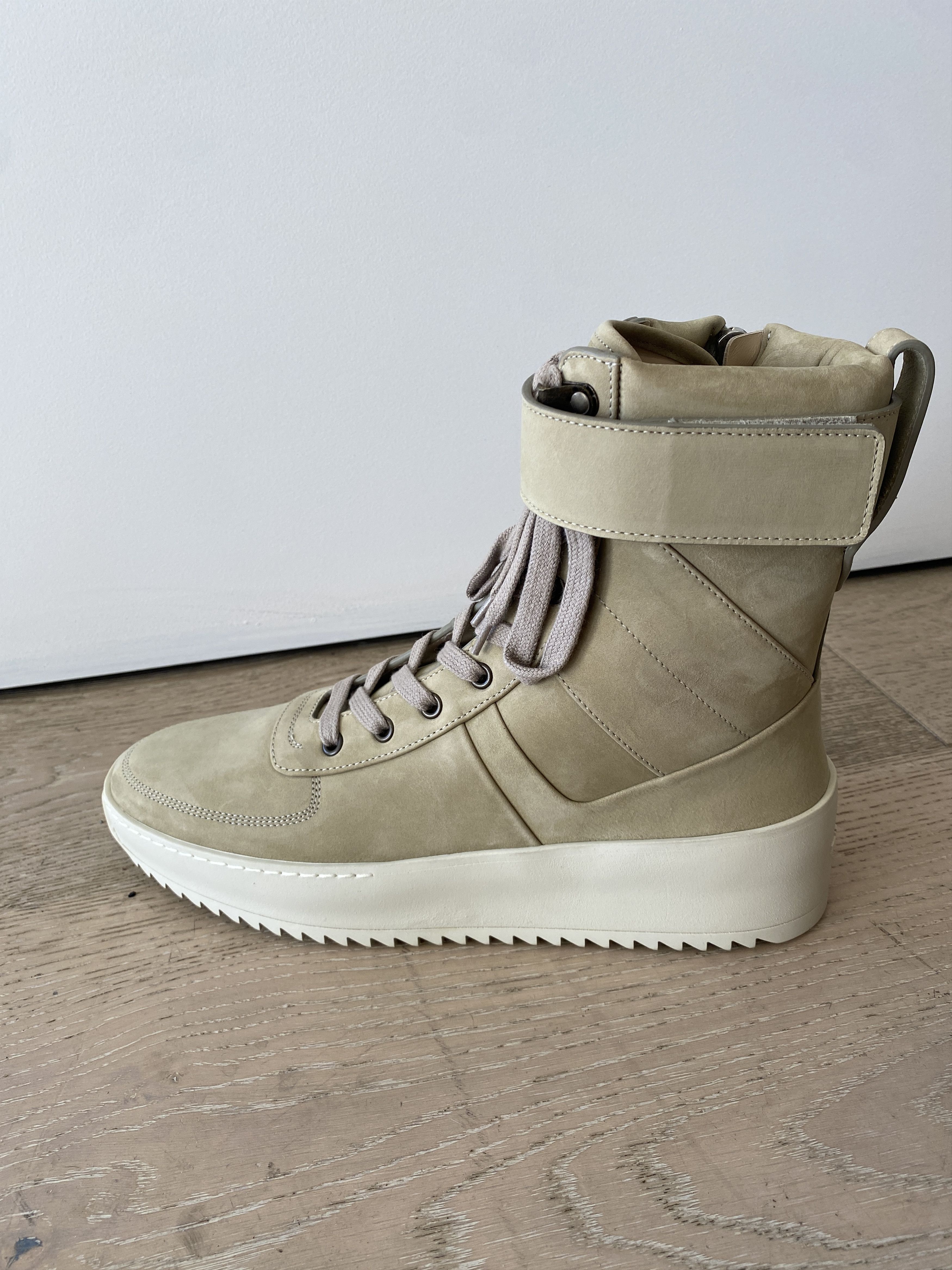 image of New $1195 Fear Of God Military Sneaker Mela Nabuk 39 Nib, Men's (Size 6)