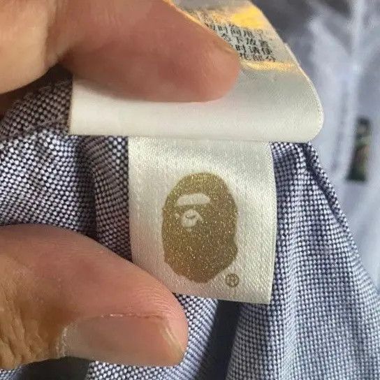 Bape Best Deals 🍻 Bape Chambray Hoodie Shirt Size US S / EU 44-46 / 1 - 10 Thumbnail