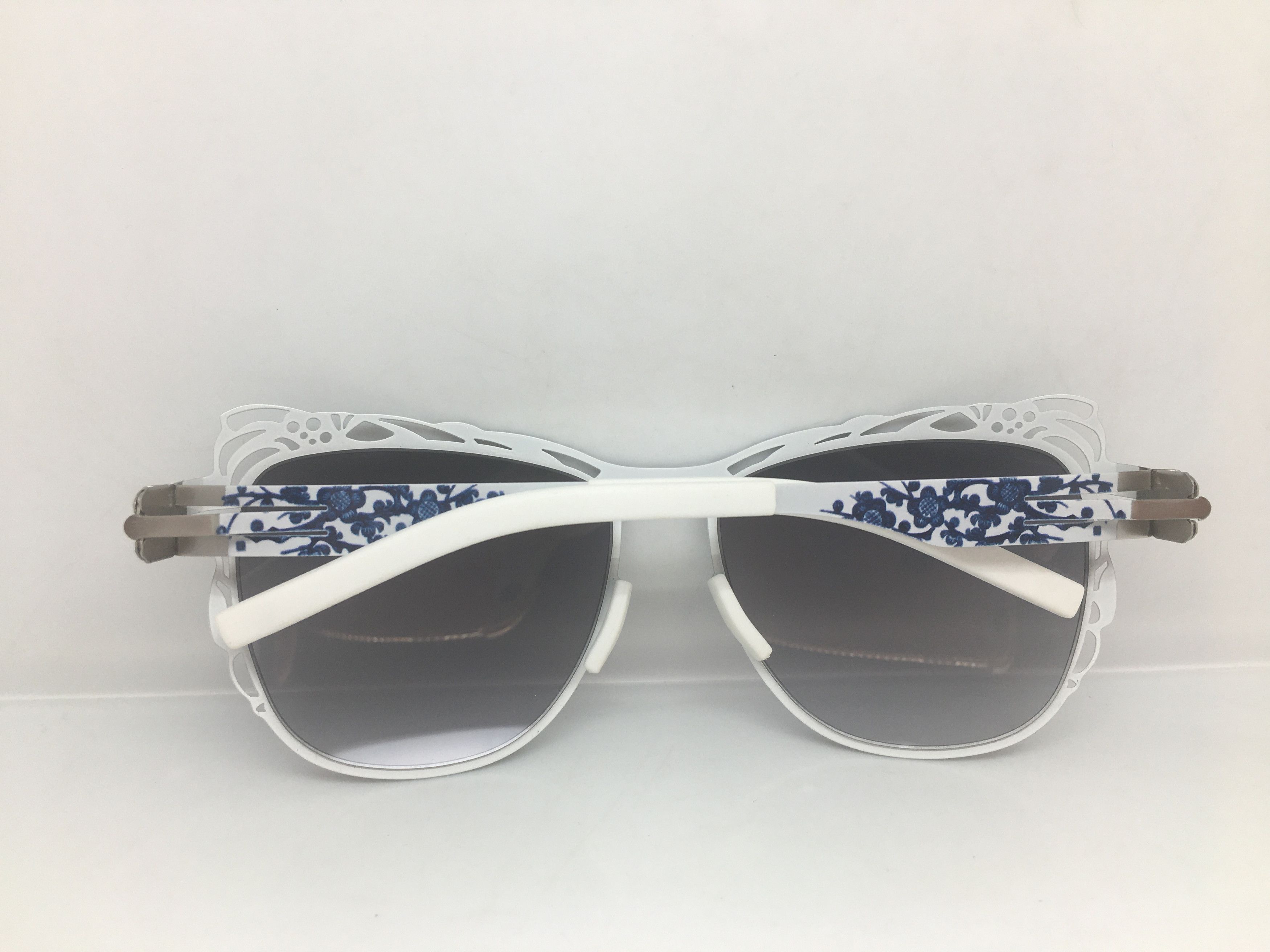 Other AC Berlin blue white porcelain Alloy Oversize Sunglasses Size ONE SIZE - 8 Thumbnail