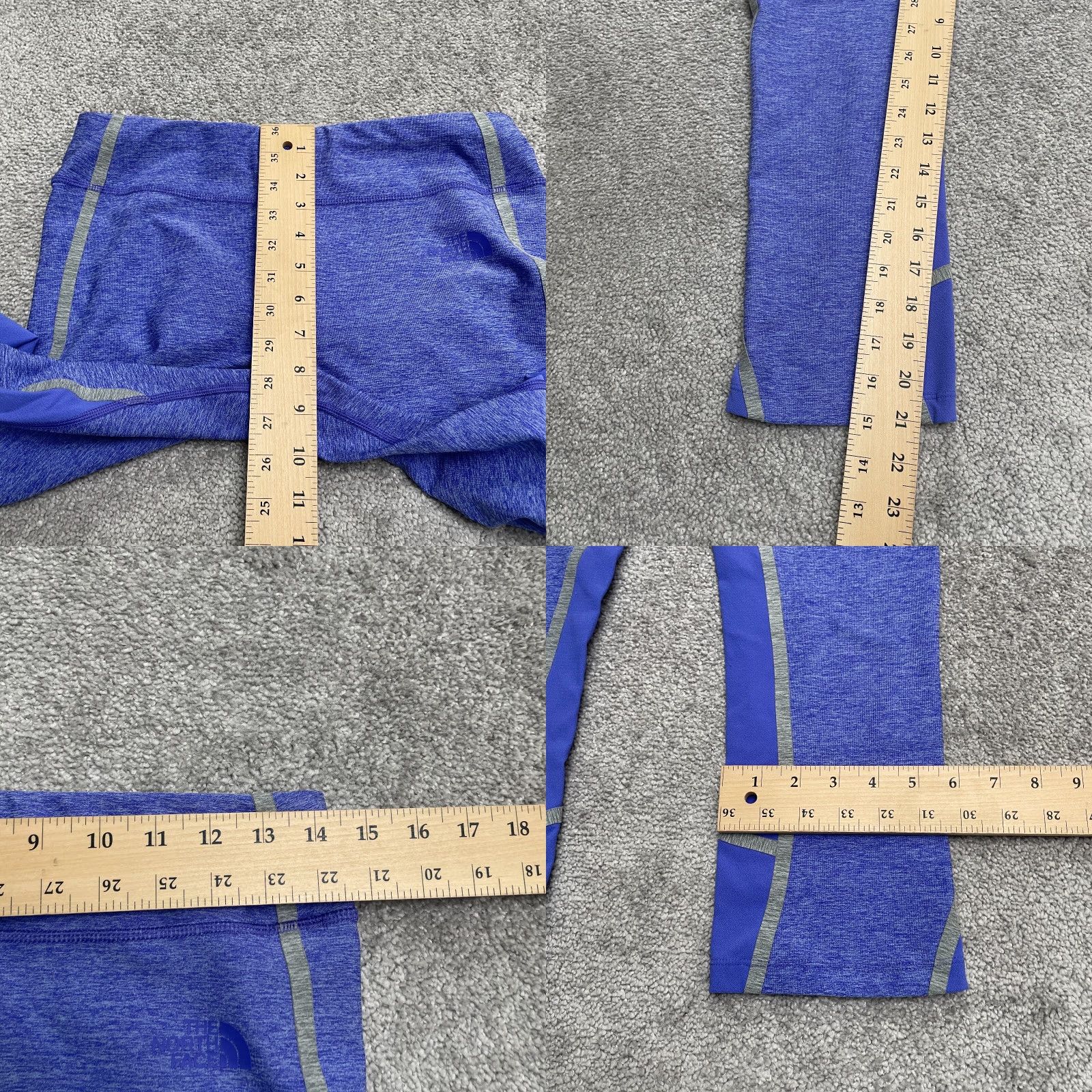 The North Face The North Face Active Dynamix Cropped Leggings Womens Medium Blue Yoga Gym 28x21 Size 32" / US 10 / IT 46 - 8 Thumbnail