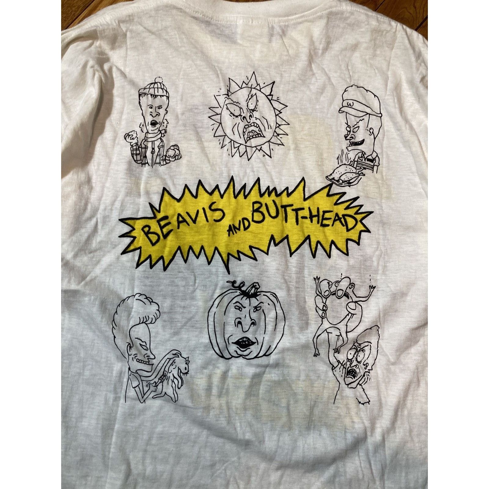 Mtv × Vintage Vintage 90s MTV Beavis and Butthead Huh Huh Huh tee Size US S / EU 44-46 / 1 - 8 Thumbnail