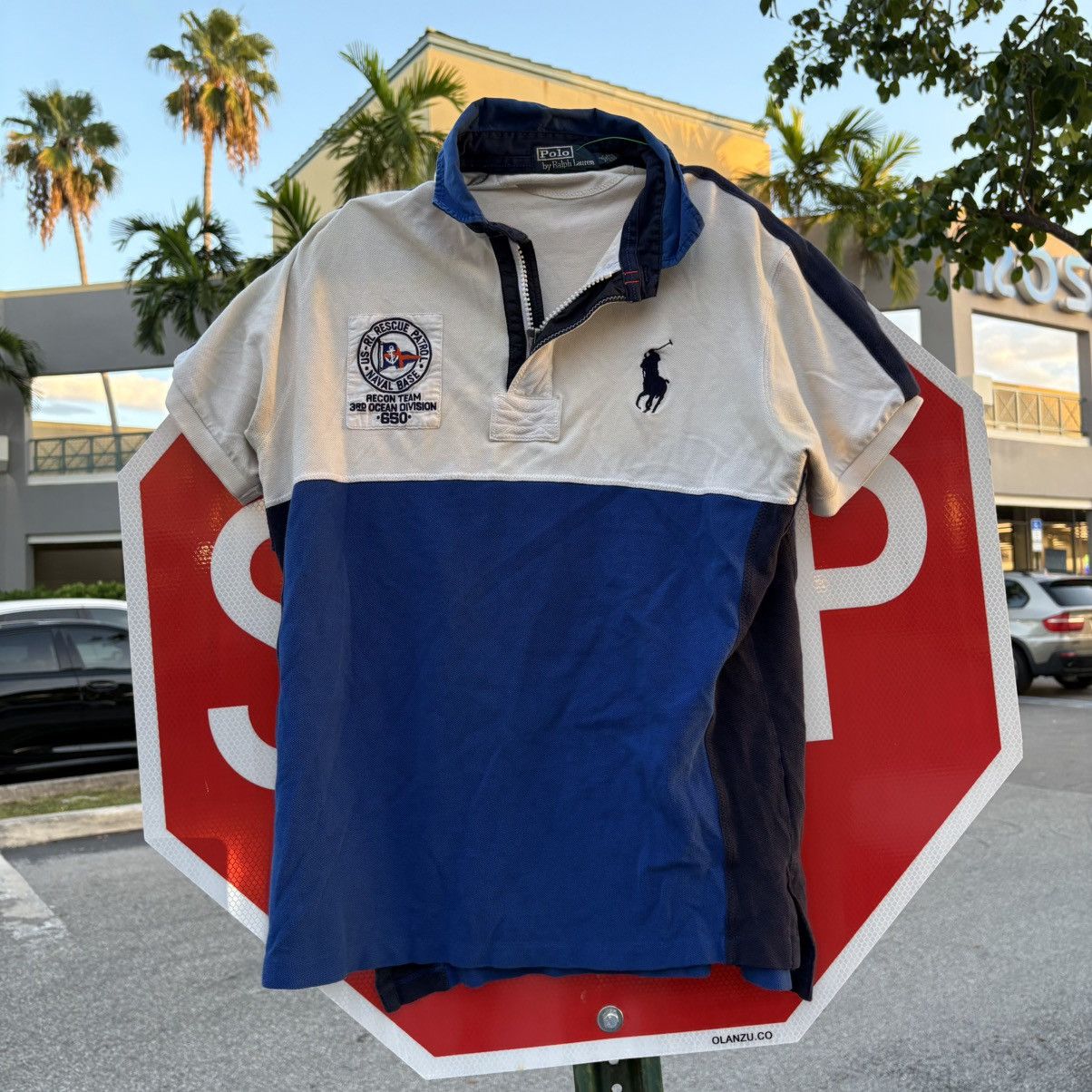 Polo Ralph Lauren Polo Ralph Lauren Rescue Polo Shirt USA Flag Crest Rugby Size US L / EU 52-54 / 3 - 1 Thumbnail