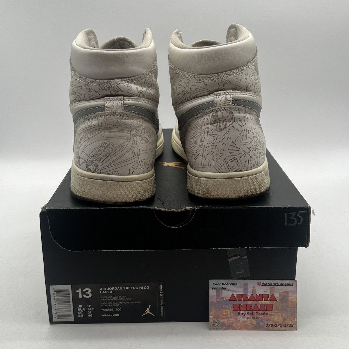 Jordan Brand Air Jordan 1 High laser Size US 13 / EU 46 - 3 Thumbnail