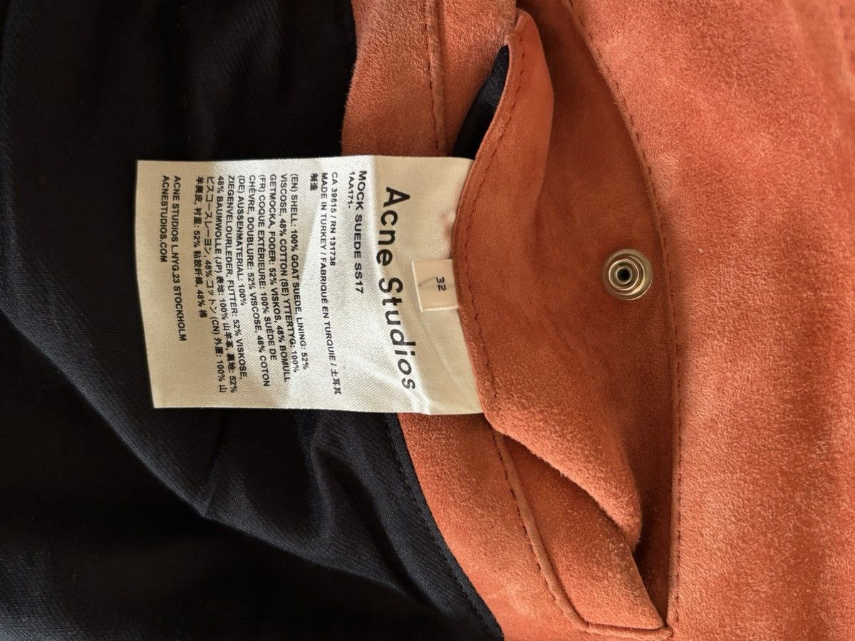 Acne Studios Acne Studios Mock Suede Jacket Size XS / US 0-2 / IT 36-38 - 6 Thumbnail