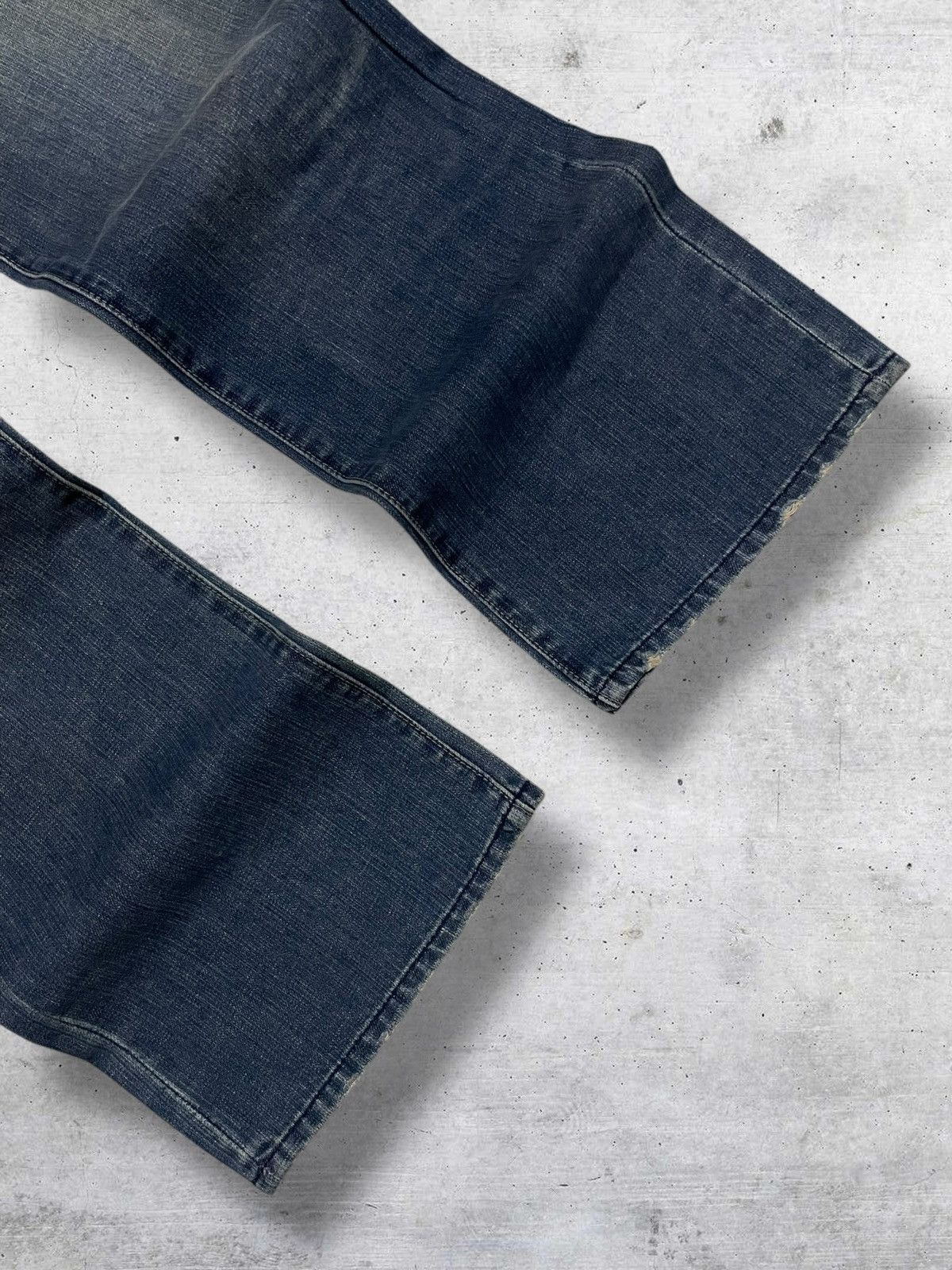 Hysteric Glamour RUSH HOUR 90S JAPAN DESIGNER DISTRESSED FLARED ICONIC DENIM Size US 32 / EU 48 - 4 Thumbnail
