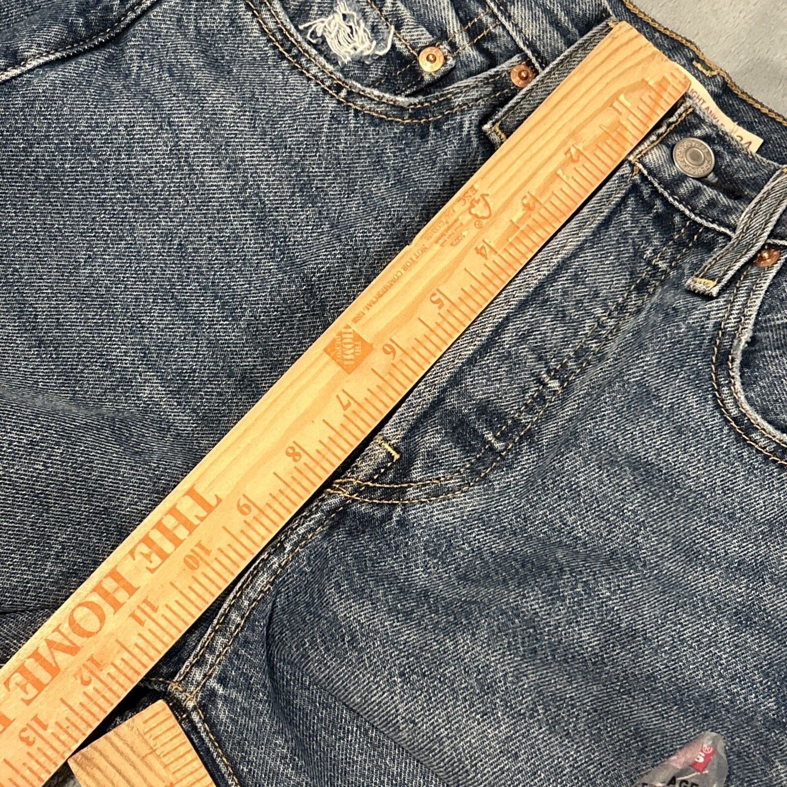 Levi's Levis Ribcage Loose Baggy Jeans Women 24x27 Relaxed Hamilton Size 24" / US 00 / IT 34 - 8 Thumbnail