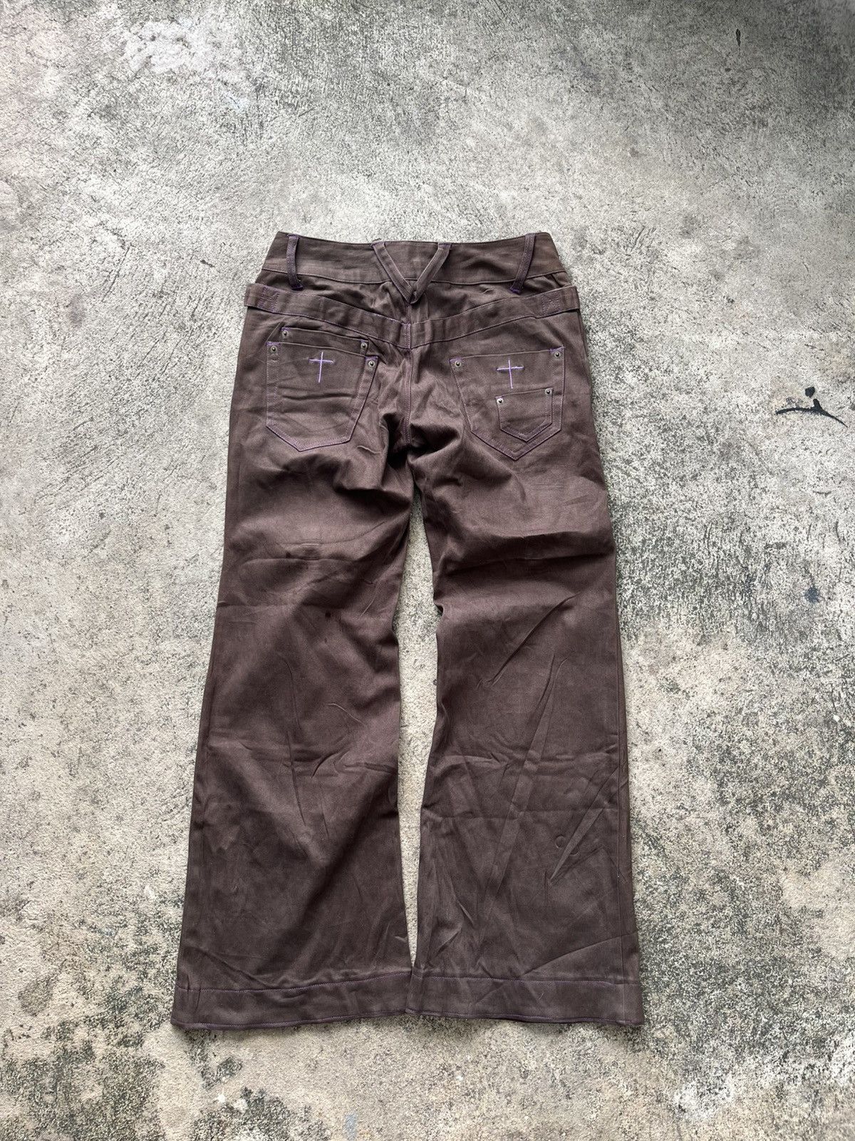 Other Sued Flared pants // MA AM // Kapital Style Size US 31 - 4 Thumbnail