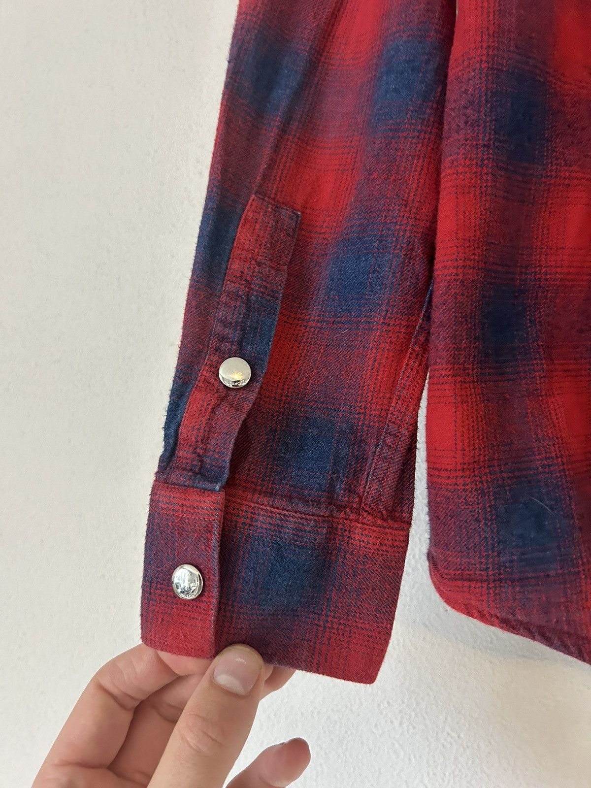 Givenchy Givenchy Red and Blue Checkered Western Shirt – Size 40 Size US M / EU 48-50 / 2 - 8 Thumbnail