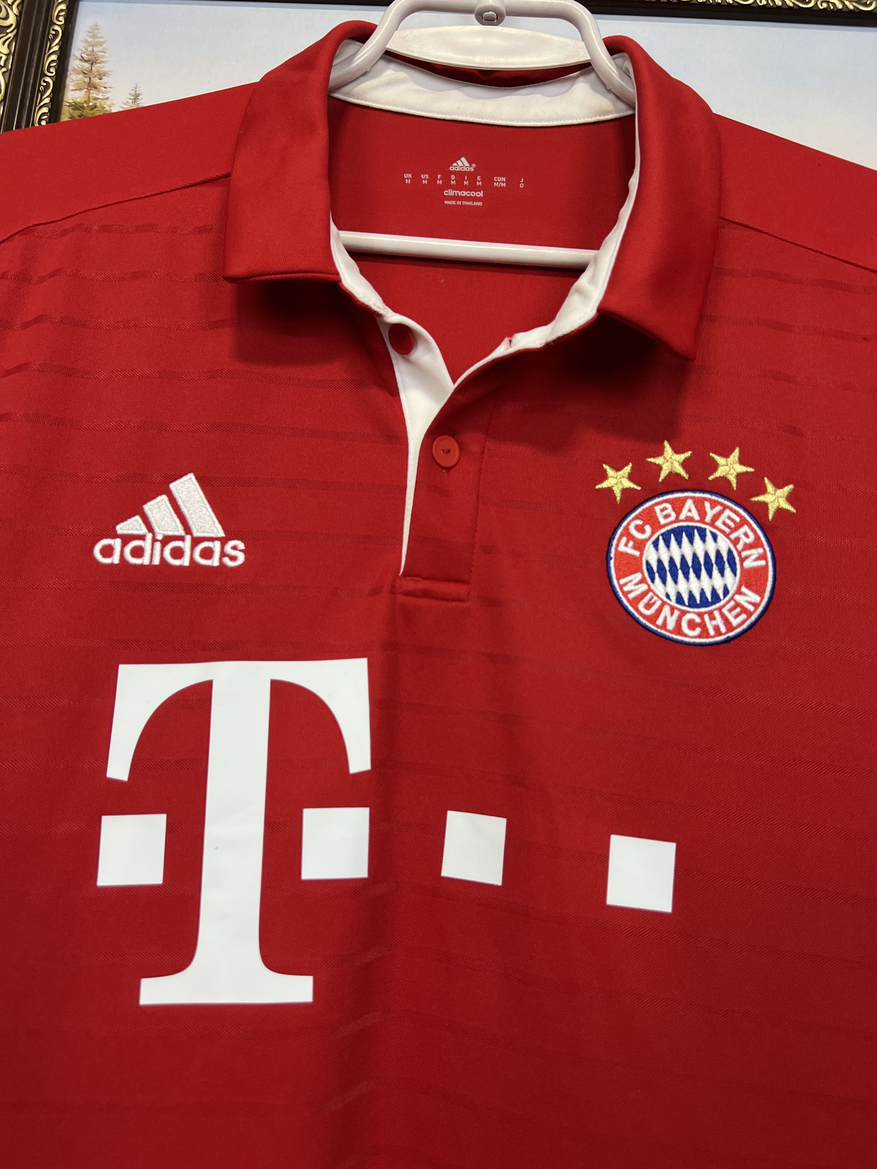 Adidas Bayern Munich Home football shirt Soccer #6 Thiago Jersey Size US M / EU 48-50 / 2 - 3 Thumbnail