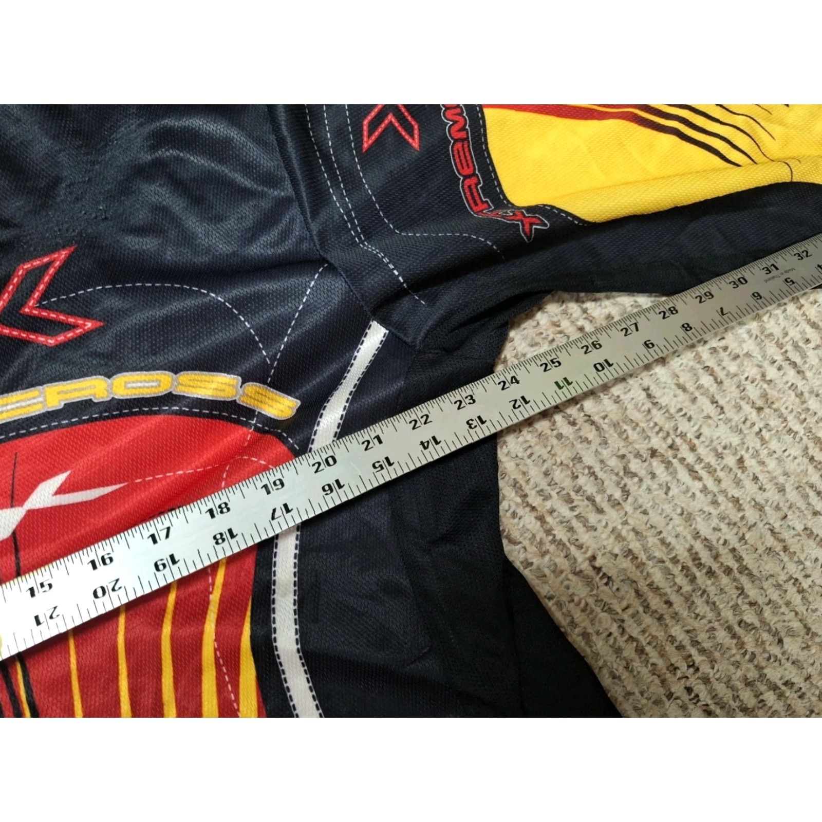 Vintage XMX Xtreme Motocross Jersey Shirt L/XL Red Black Yellow MX Racing Shirt Mens Long Sleeve Pullover Jersey Breathable Lightweight Size US L / EU 52-54 / 3 - 7 Thumbnail