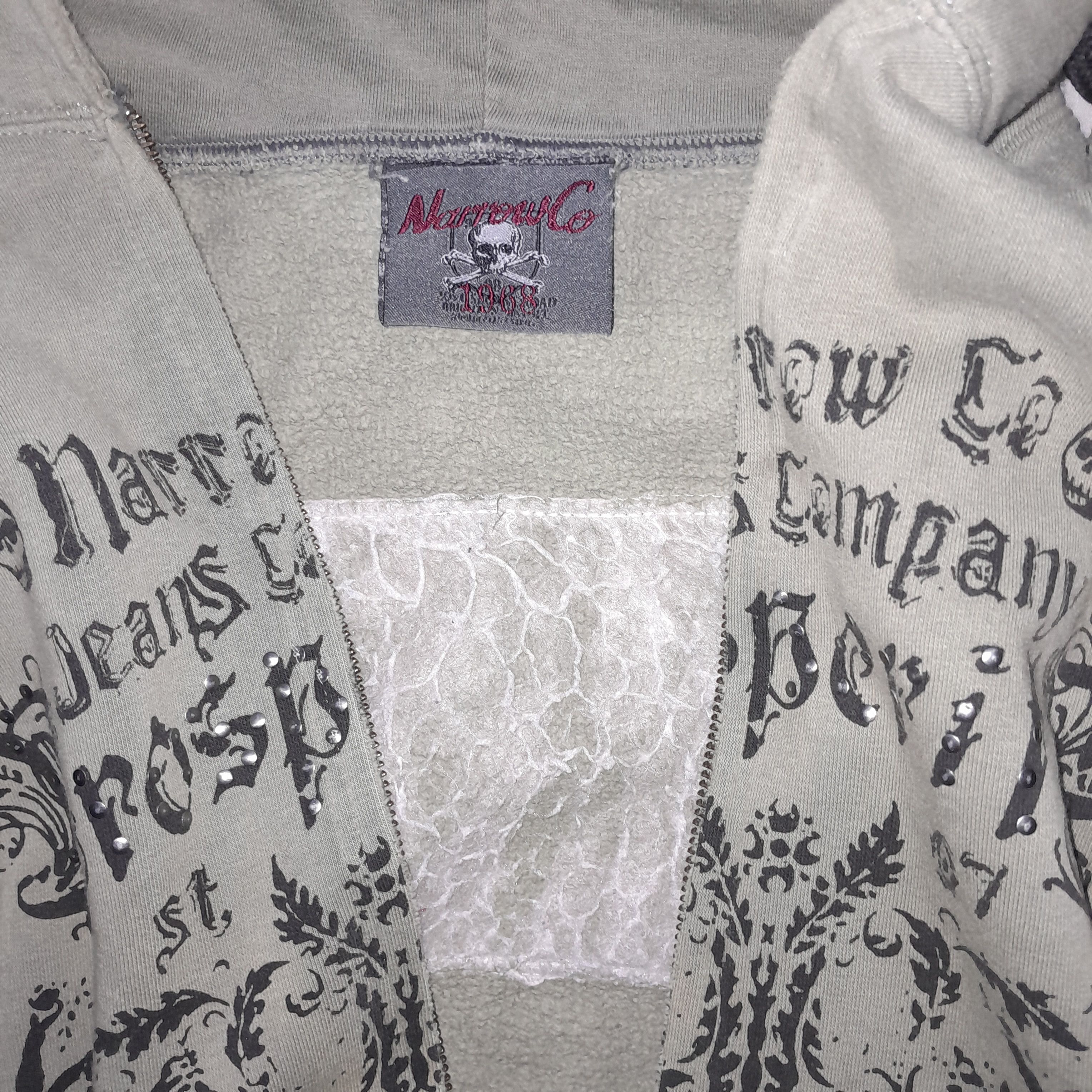Vintage Green Skulls Hoodie Argentinian Brand Size US S / EU 44-46 / 1 - 4 Thumbnail