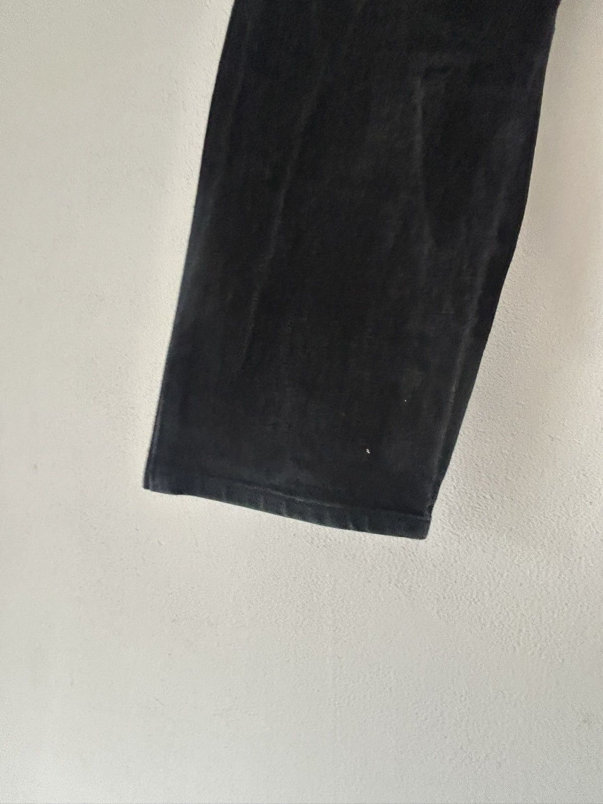 Balmain Balmain Black Biker Jeans with Ribbed Panel Detailing Size US 30 / EU 46 - 10 Thumbnail