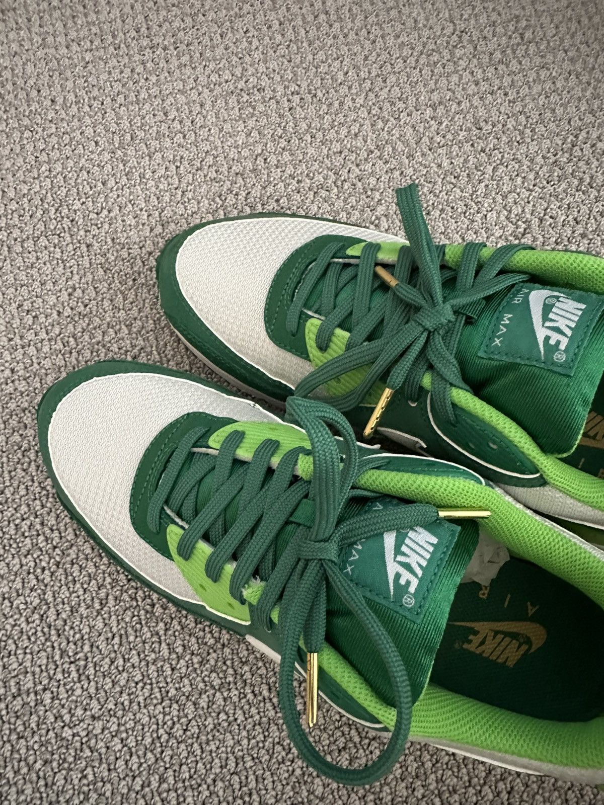Nike Air Max 90 St. Patrick’s Day (2021) Size US 11 / EU 44 - 5 Thumbnail