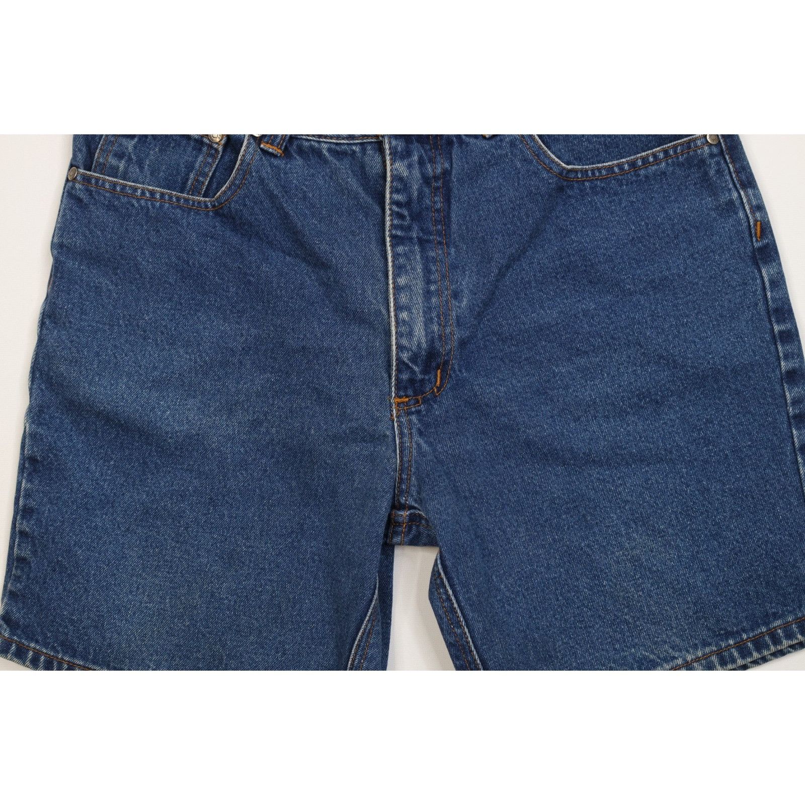 Vintage Vintage 90s Streetwear Faded Above Knee Denim Jean Shorts Size US 30 / EU 46 - 3 Thumbnail