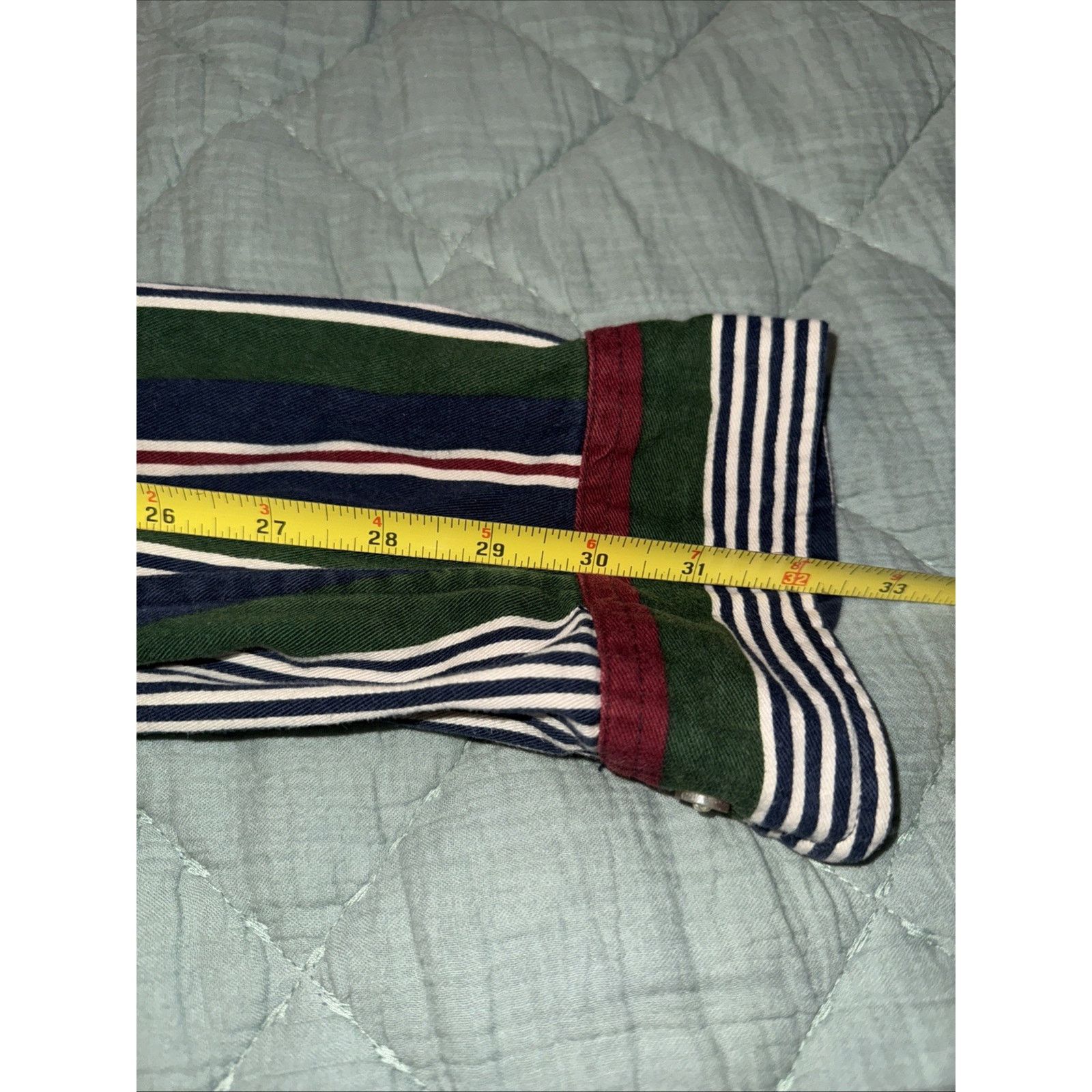 Ivy Crew Vintage Classic Navy/Green/Maroon Striped 💯cotton L Preppy Size US L / EU 52-54 / 3 - 8 Thumbnail