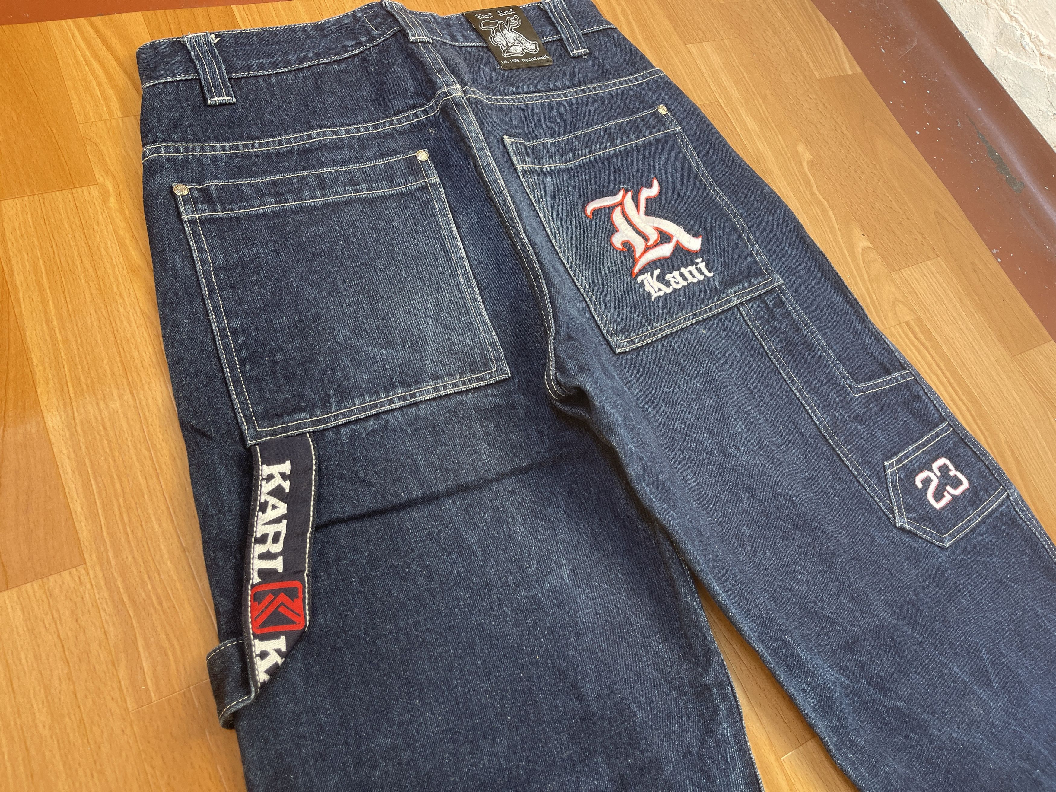 Karl Kani KARL KANI jeans, baggy, vintage Kani jeans, 90s hip hop W 32 Size US 32 / EU 48 - 3 Thumbnail