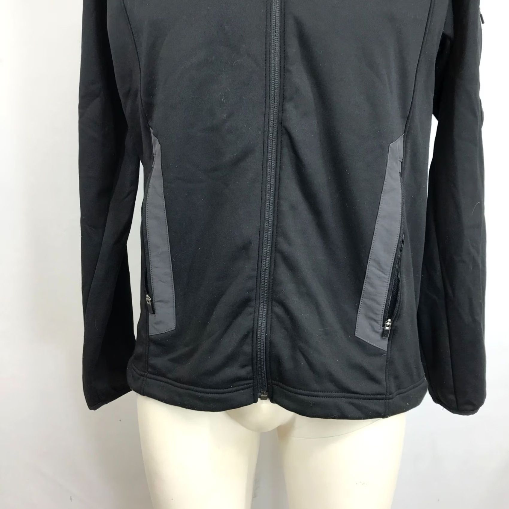 Mountain Hardwear MOUNTAIN HARDWEAR Mens Medium Black Long Sleeve Full Zip Jacket Coat Shirt, Regular Fit, Outdoor, Activewear, 1/4 Zip, Logo, Mountain Hardwear, MV Size US M / EU 48-50 / 2 - 3 Thumbnail