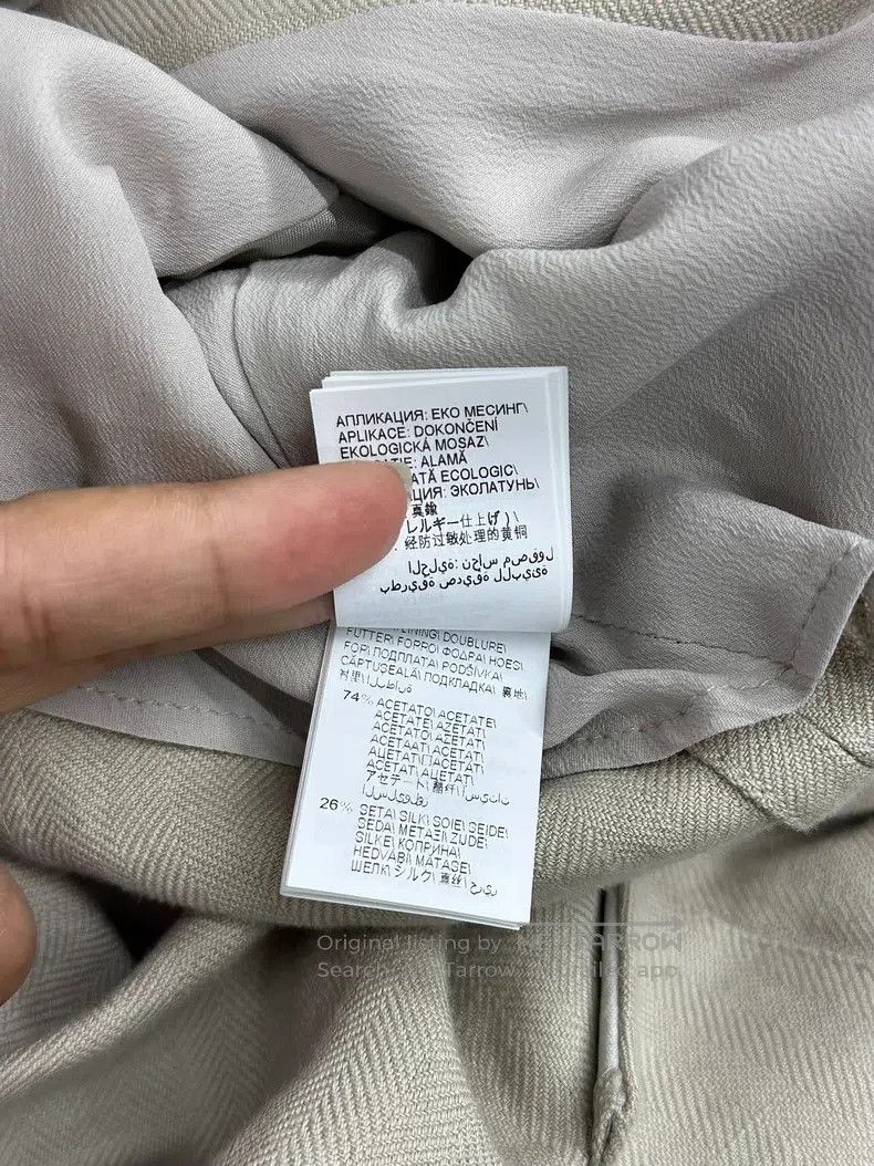 Brunello Cucinelli Brunello Cucinelli Tie Belt Suit Jacket Jacket Size XS / US 0-2 / IT 36-38 - 9 Thumbnail