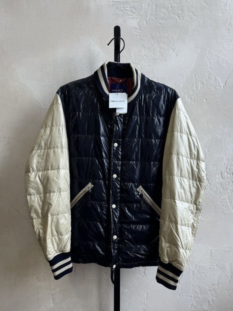 Pre-owned Junya Watanabe Fw12 Nwt Goose Down Stadium Jacket Varsity Bomber In Multi