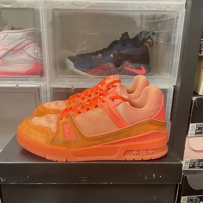 Louis Vuitton Virgil Abloh x LOUIS VUITTON Orange Sneakers - Size US 8.5 / EU 41-42 - 1 Thumbnail