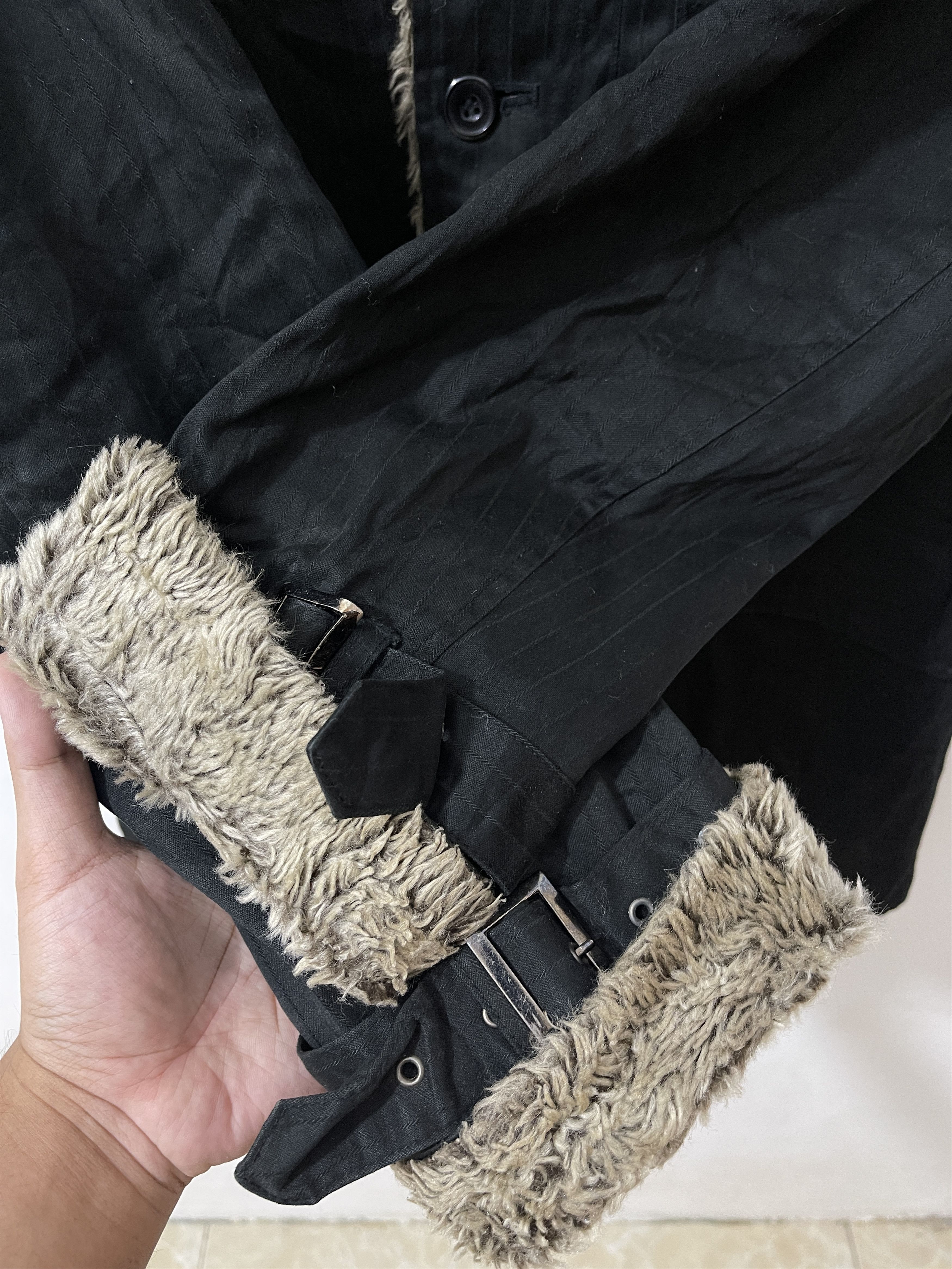 Japanese Brand 2000s Timbre Poste Japan Archive Fur Vkei Style Jacket Size US L / EU 52-54 / 3 - 2 Thumbnail