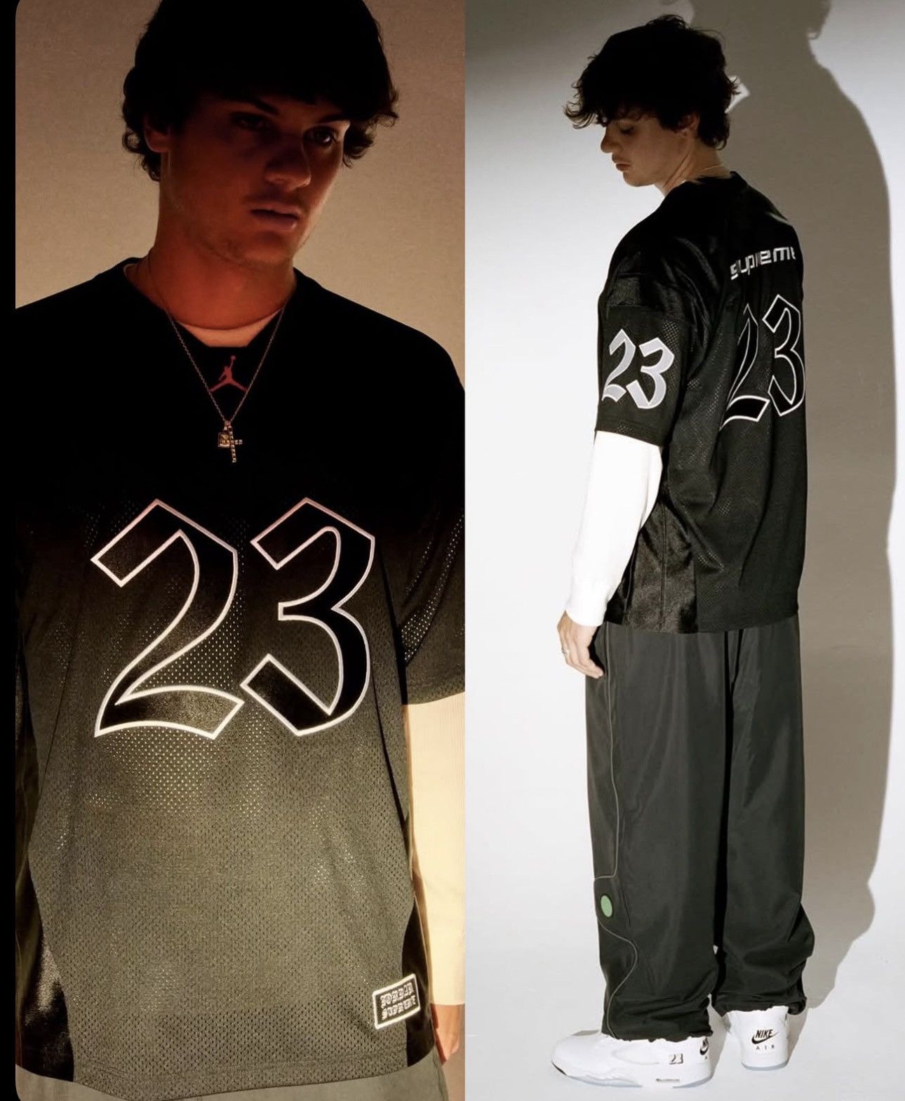 Supreme Supreme x Jordan Warm Up Jersey SS26 | Grailed