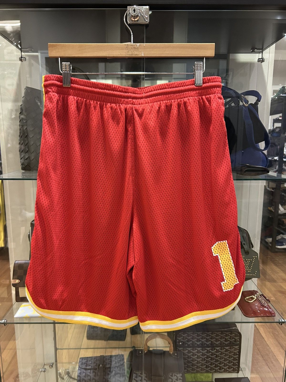Palace Palace X Spitfire Mesh Shorts - Red Size US 34 / EU 50 - 2 Thumbnail