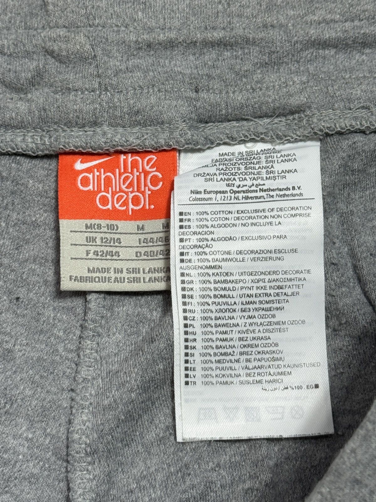 Nike VINTAGE NIKE MINI SWOOSH 2000s GRAY PANTS Size 30" / US 8 / IT 44 - 8 Thumbnail