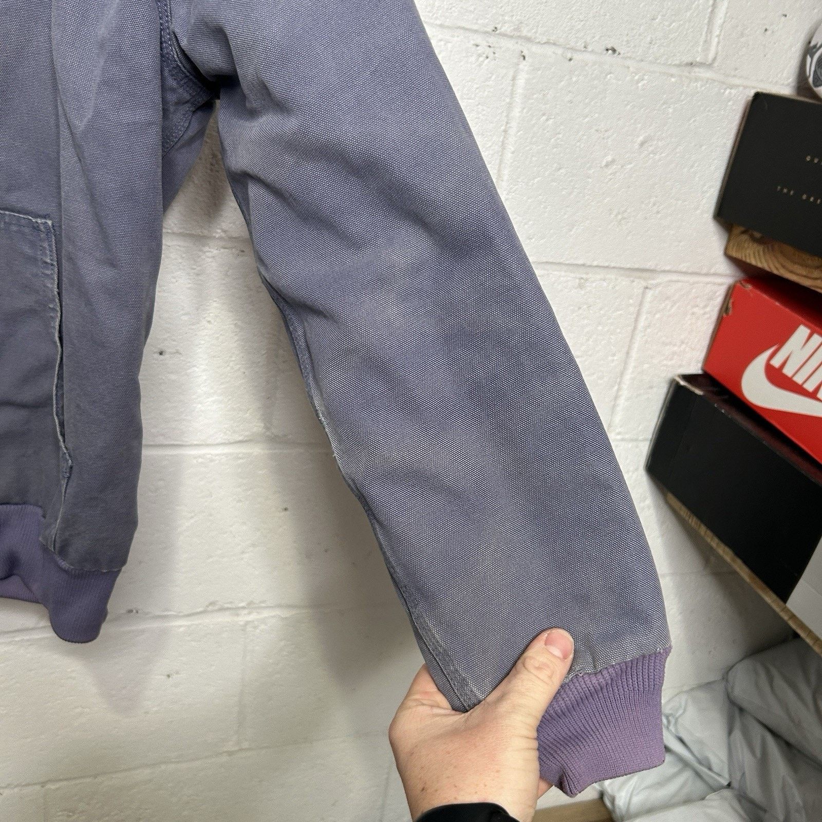 Carhartt Carhartt Quilt-Lined Hooded Active Jacket “Periwinkle” Size M / US 6-8 / IT 42-44 - 6 Thumbnail