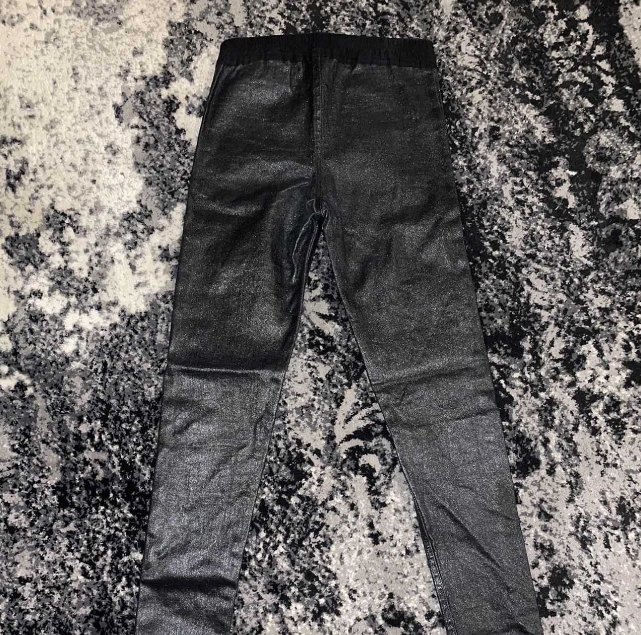 Rick Owens Drkshdw STICK CUT WAX LEGGINGS Size 28" / US 6 / IT 42 - 2 Thumbnail