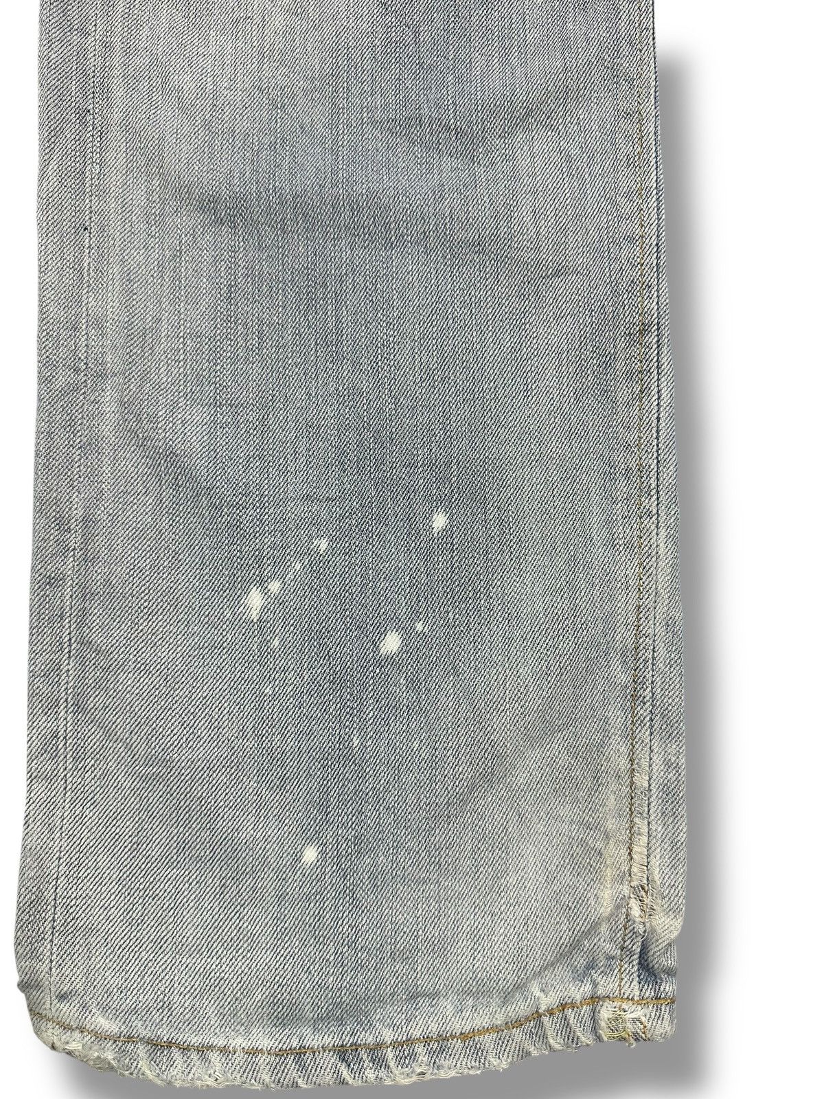 Edwin Edwin 90's Vintage Distresse Jean With Baggy Wideleg Painted Size US 31 - 9 Thumbnail