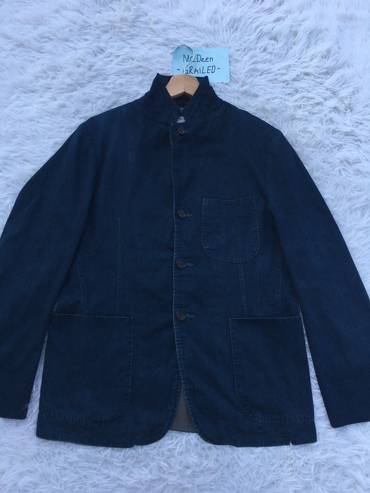Japanese Brand Rare Omnigod Jean’s Jacket Buttons Size US M / EU 48-50 / 2 - 4 Thumbnail