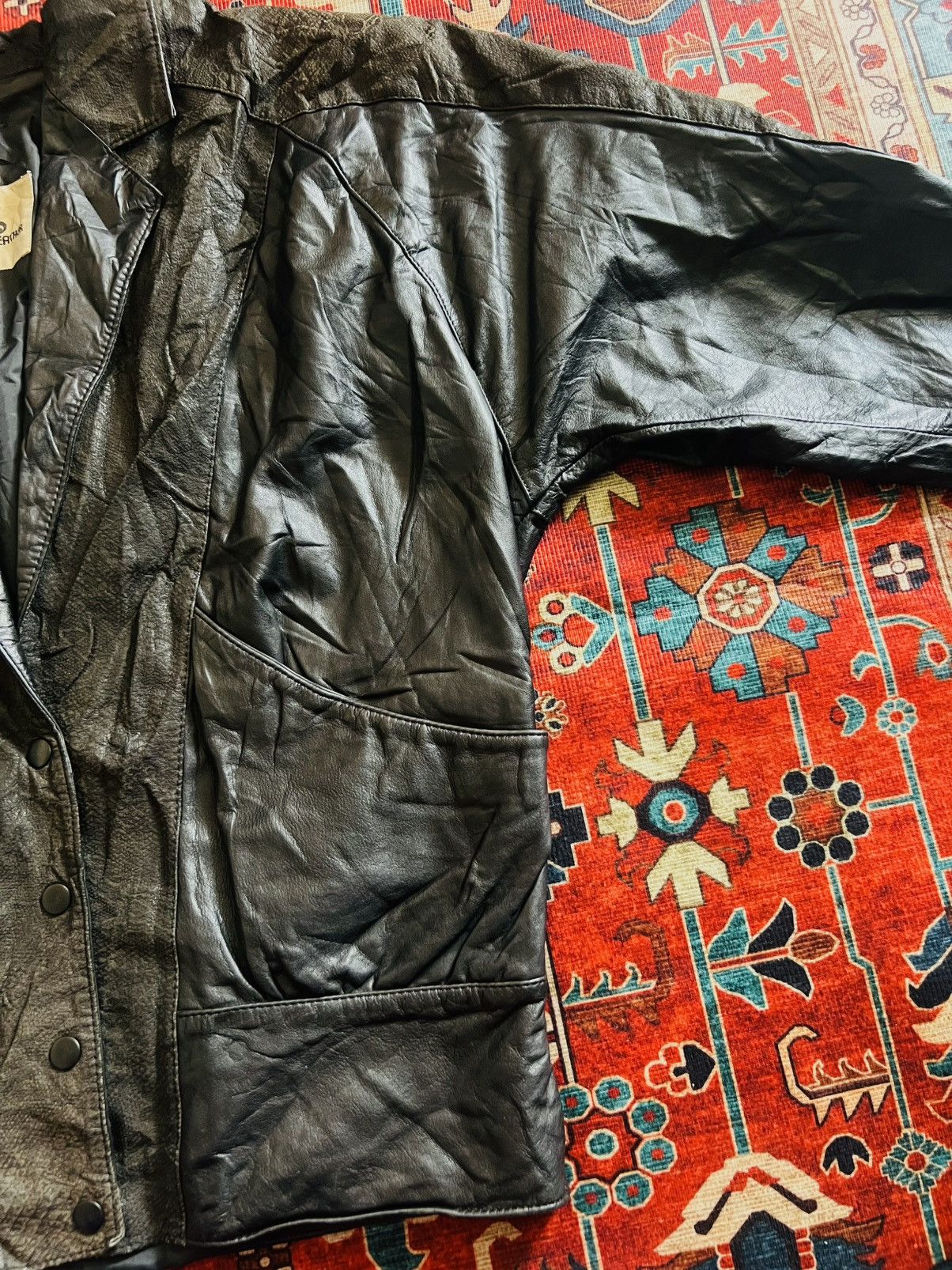 Wilsons Leather Vintage 1990s Wilson Suede & Leather Women’s Black Jacket Size M / US 6-8 / IT 42-44 - 10 Thumbnail