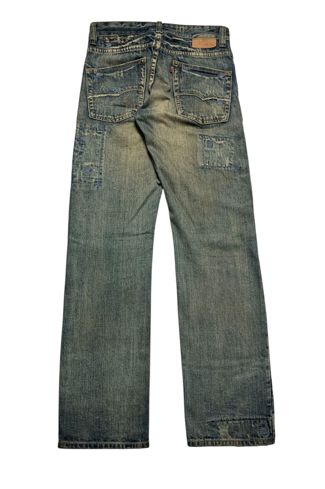 Japanese Brand Archive SOLBERRY vintage raw art denim if six was nine style Size US 29 - 3 Thumbnail