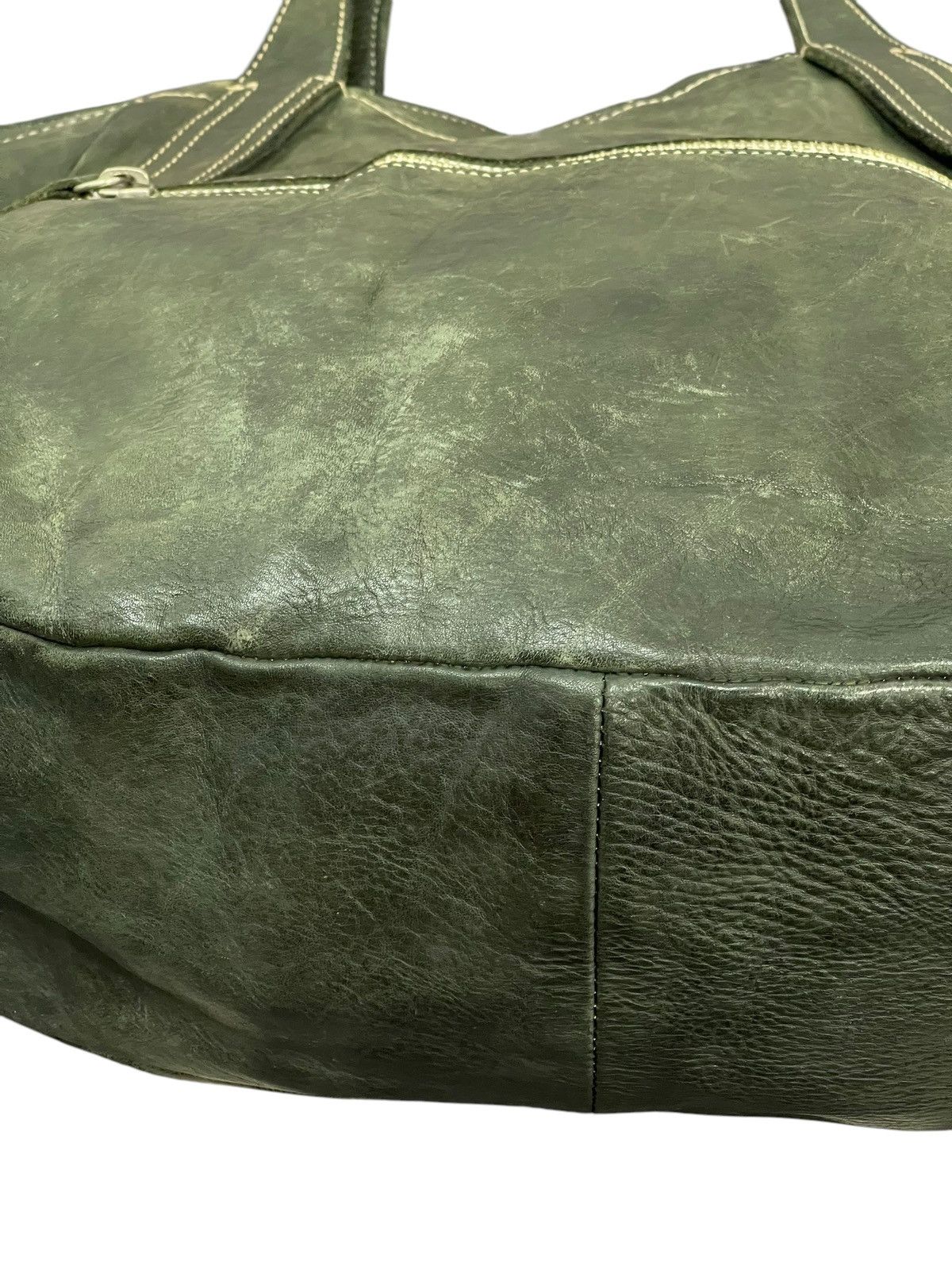 Genuine Leather Full Leather Patina Lily Japan Tote Shoulder Bag 1🟩8 Size ONE SIZE - 8 Thumbnail