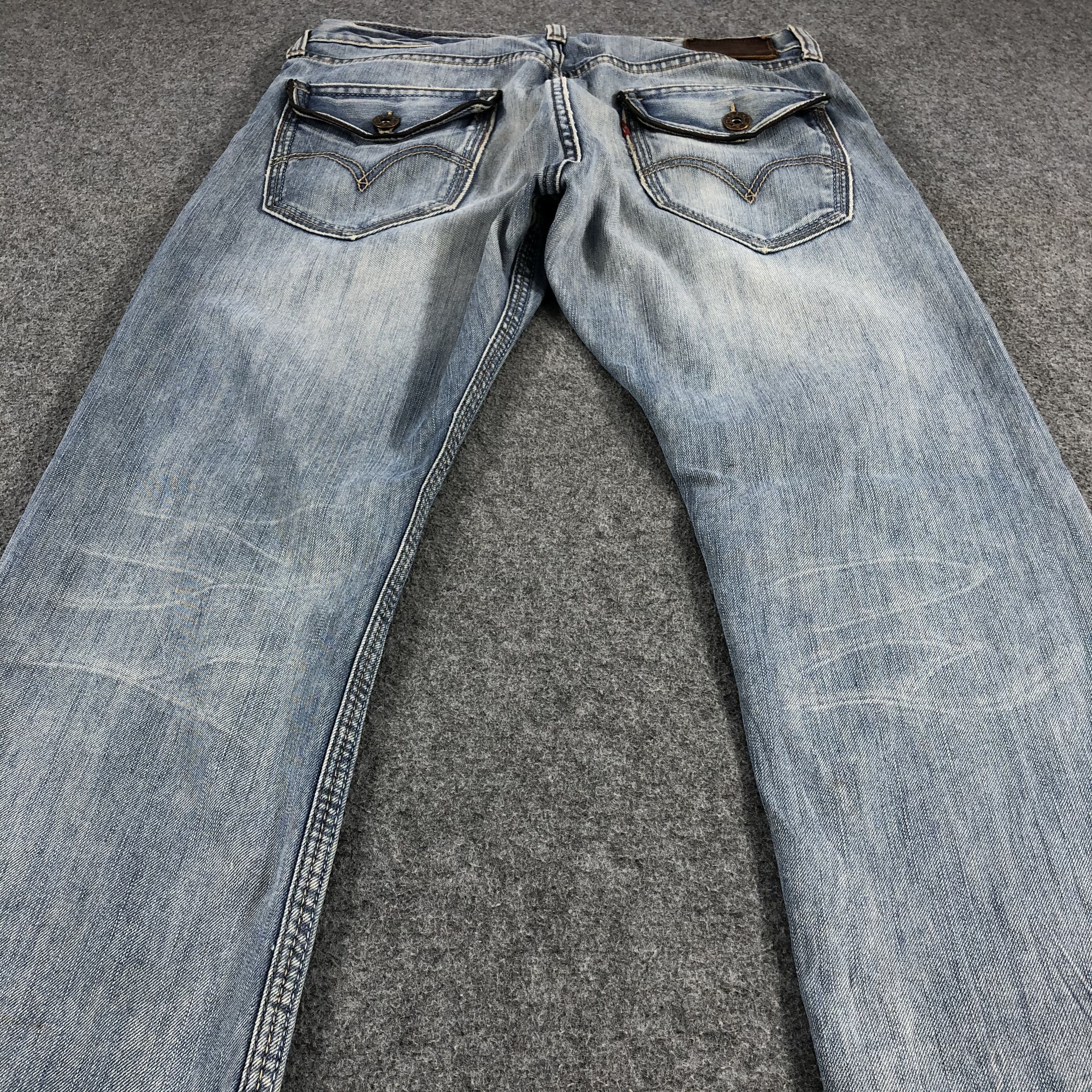 Levi's Vintage Light Wash Levis 514 Jeans-JM1193 Size US 34 / EU 50 - 4 Thumbnail