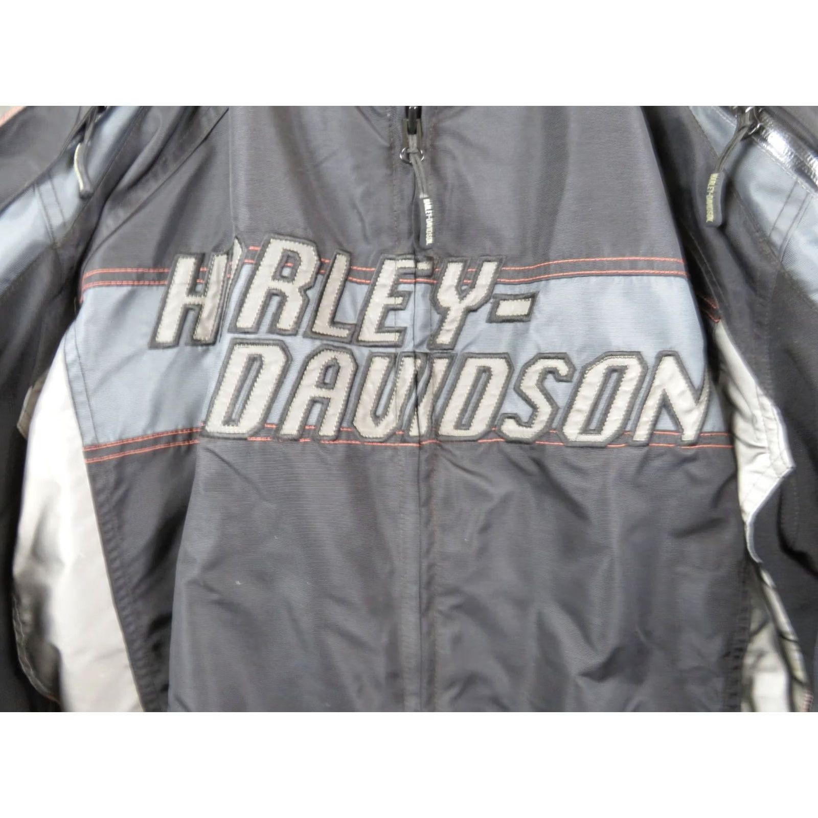 Harley Davidson HARLEY-DAVIDSON MENS JACKET 2XL Triple Vent System Padded Waterproof Nylon Black Riding Gear Motocycle Beers Eagle Size US XXL / EU 58 / 5 - 4 Thumbnail
