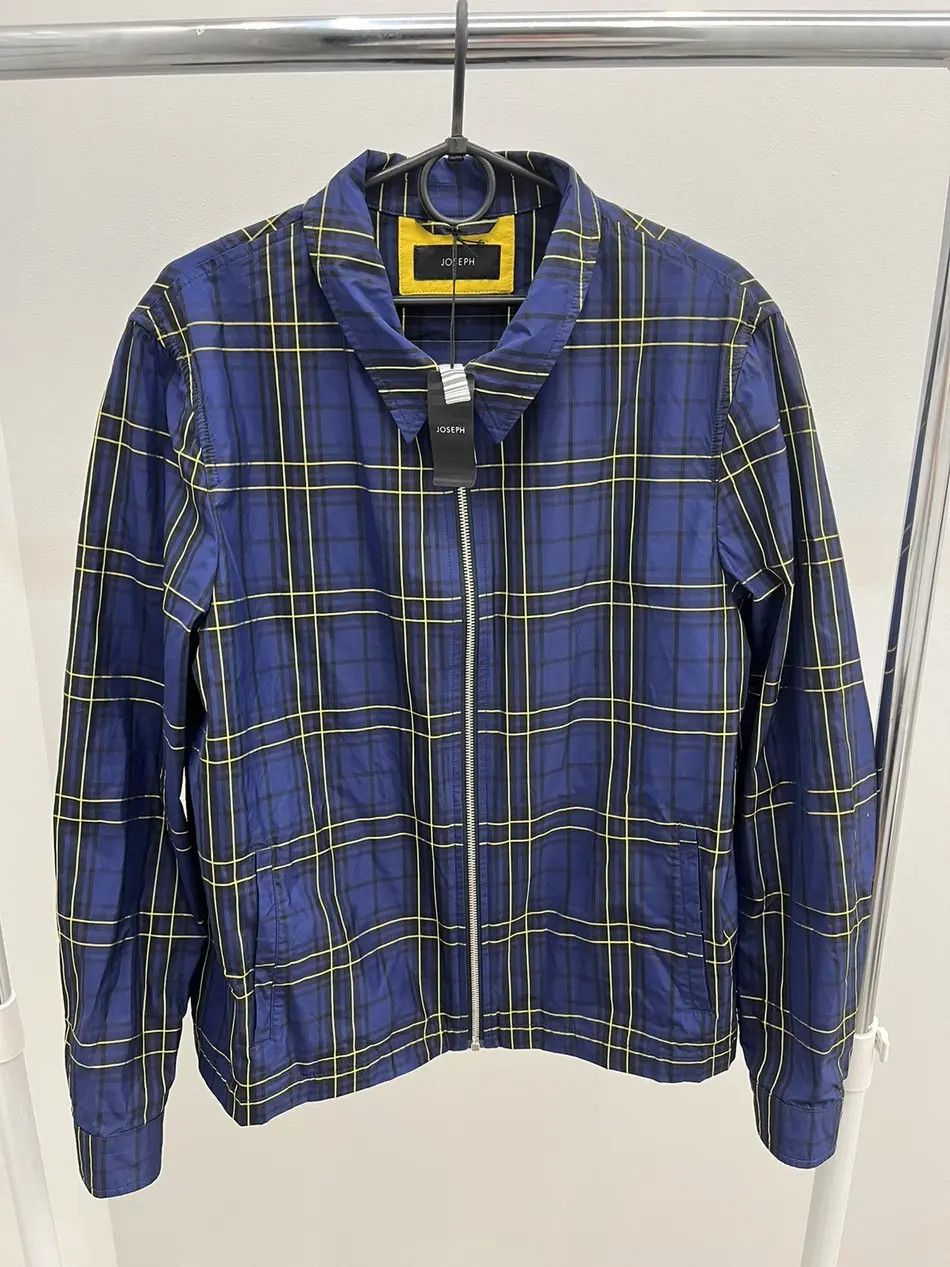 Joseph Joseph Homme Brooke Check Nylon Jacket 500£ Rrp Size US XL / EU 56 / 4 - 1 Thumbnail