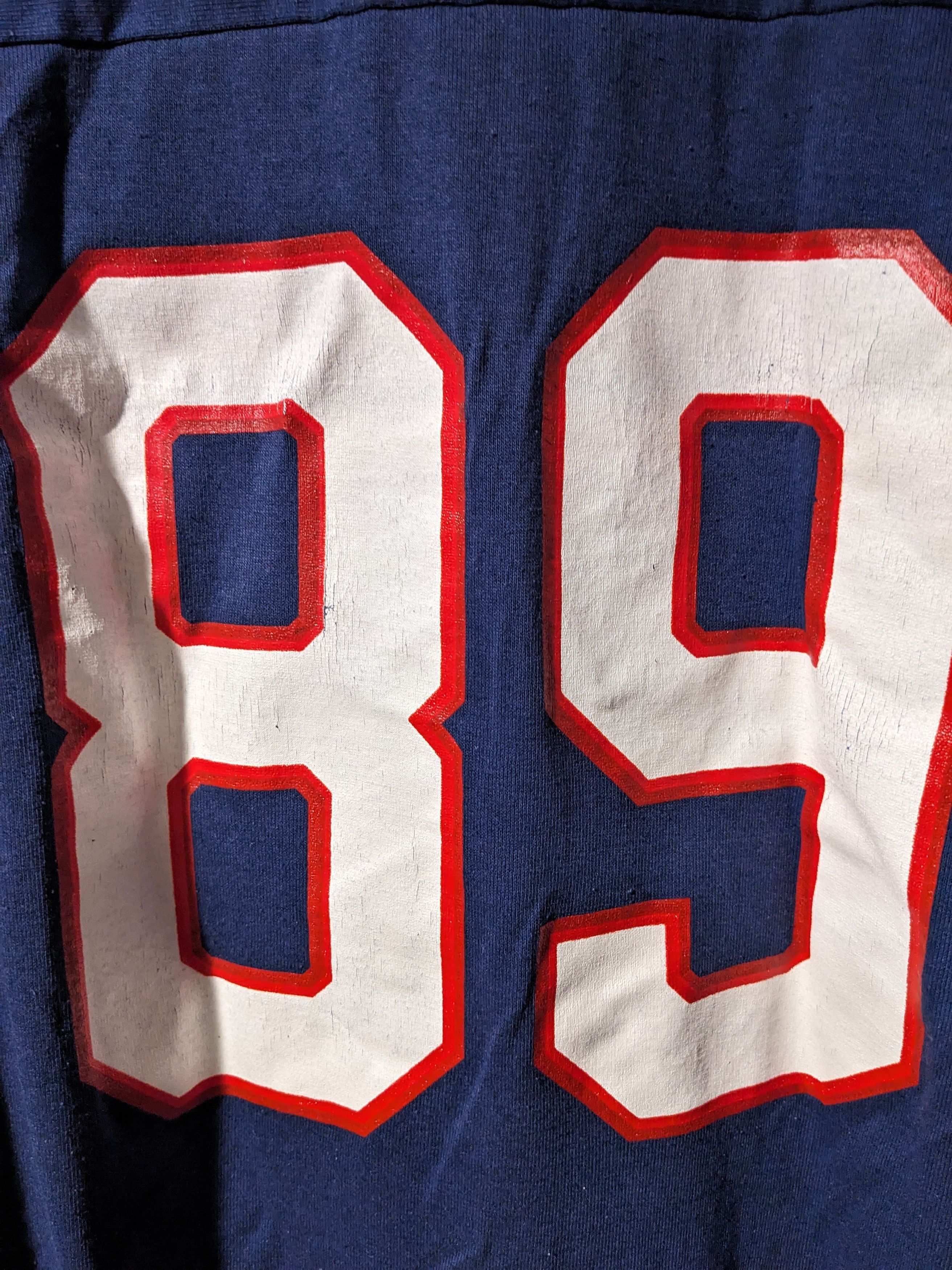 NFL × Vintage Vintage 90s New York Giants #89 Jabber XL 3/4 Sleeve T-Shirt Size US XL / EU 56 / 4 - 9 Thumbnail