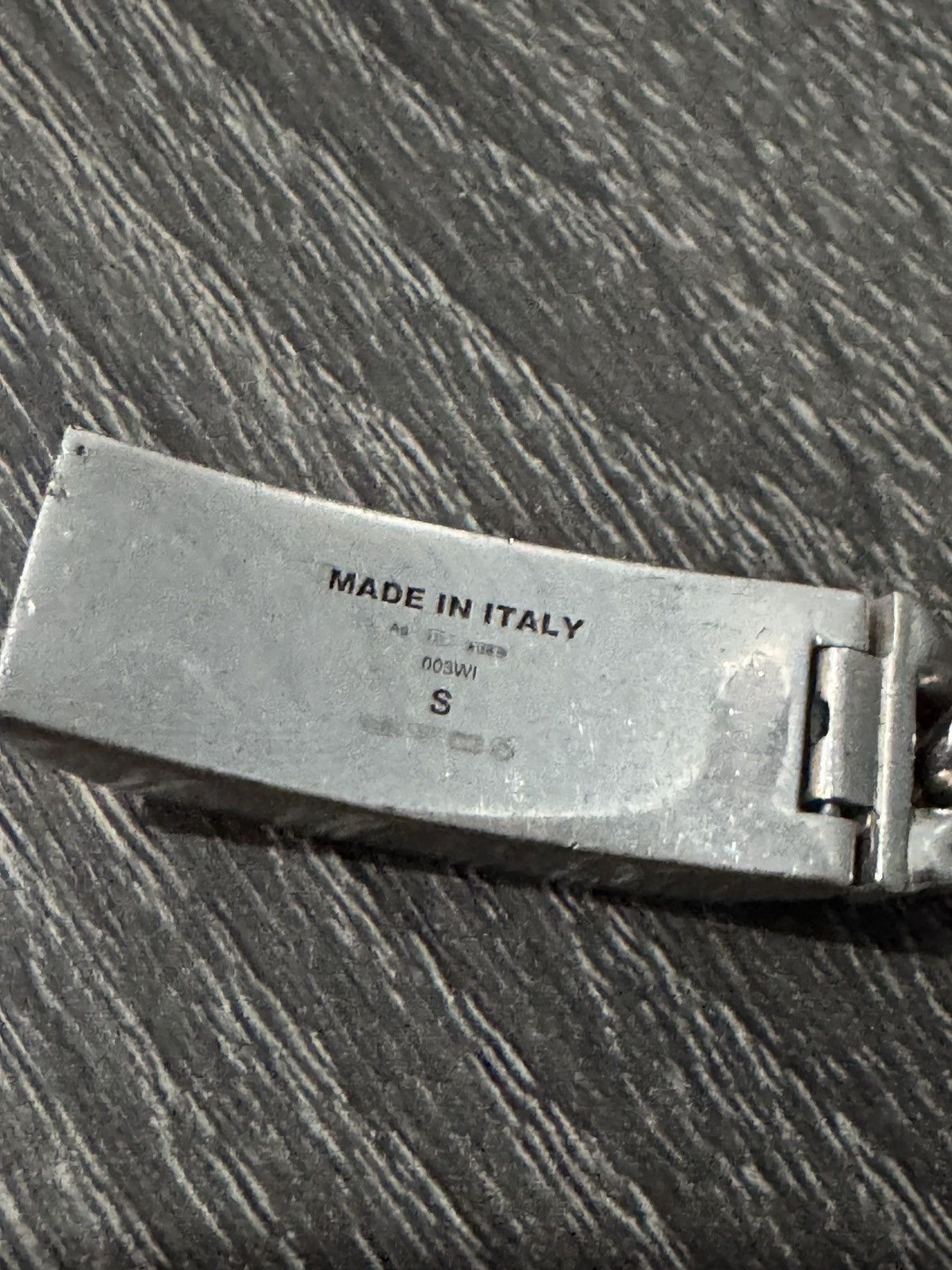 Prada Prada Logo Curb Chain Bracelet Ag925 Sterling Silver Size S Size ONE SIZE - 14 Thumbnail