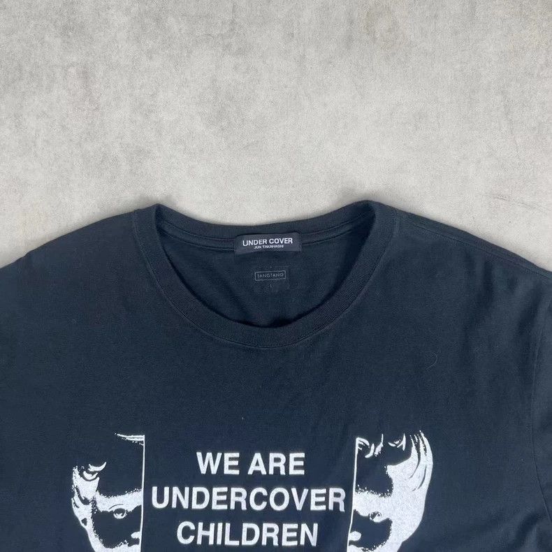 Undercover Undercover 21ss black and white portrait slogan short sleev Size US L / EU 52-54 / 3 - 2 Thumbnail