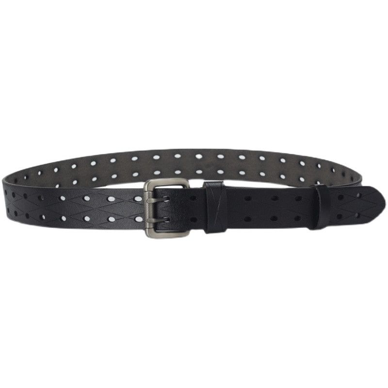 Designer Matchless Vintage Belt Riveted Belts Menswear Accessories Size ONE SIZE - 5 Thumbnail