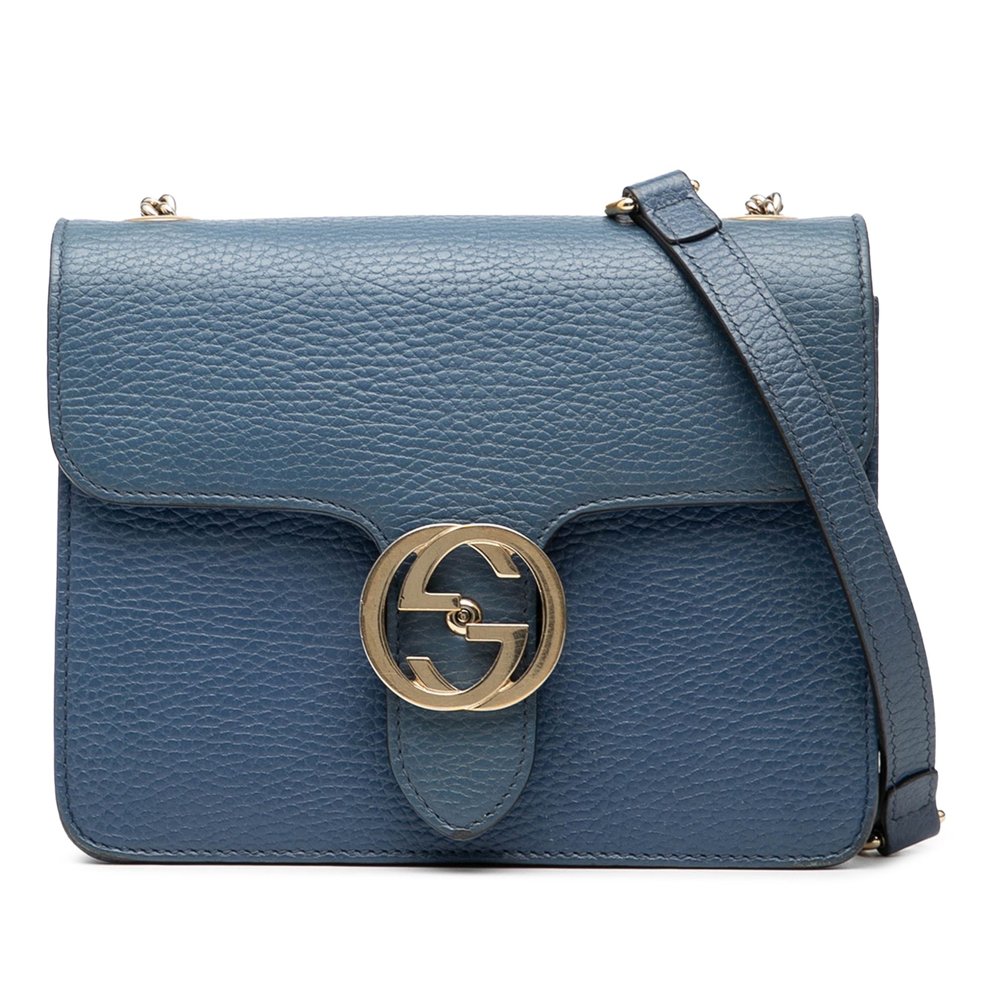 Gucci Gucci Small Dollar Calfskin Interlocking G Crossbody Size ONE SIZE - 1 Thumbnail