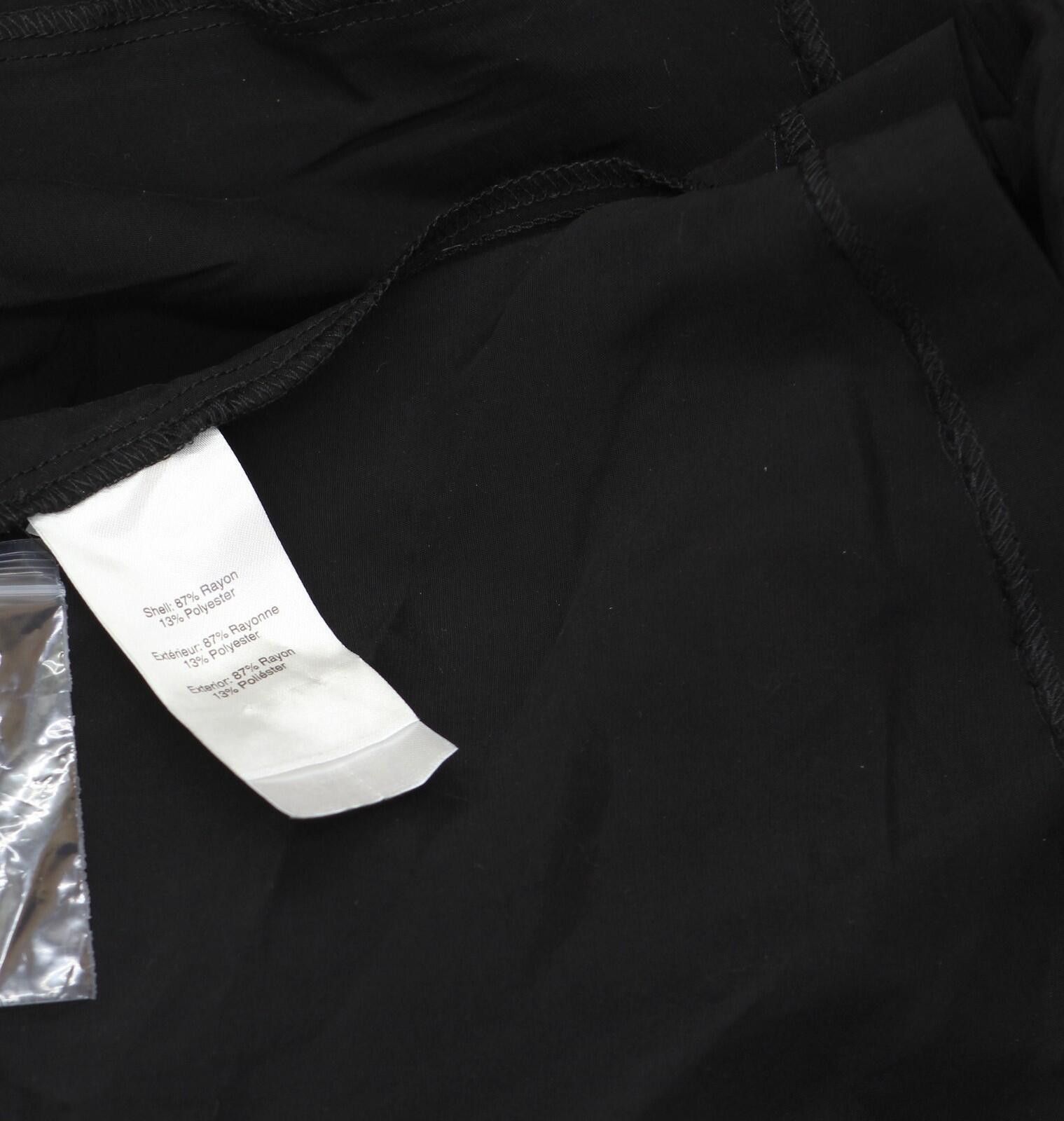 Other Halston Collared V-neck Long Sleeve Dress Hd4h8acl Black 14 Size XL / US 12-14 / IT 48-50 - 5 Thumbnail
