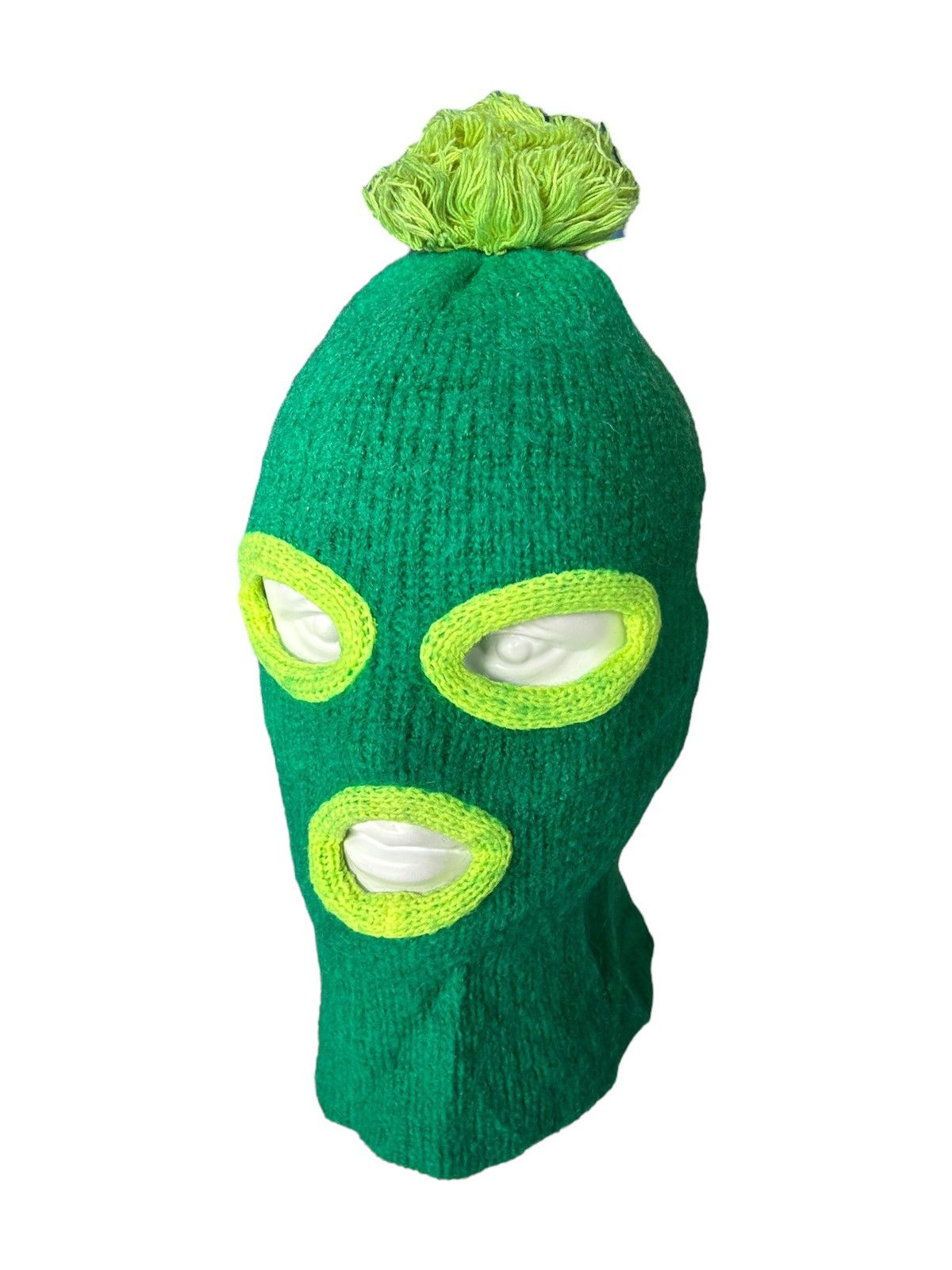 Japanese Brand × Kapital × Vintage Balaclva Masked knitt Rare Wool Beanie 🎌☠️☠️ Size ONE SIZE - 3 Thumbnail