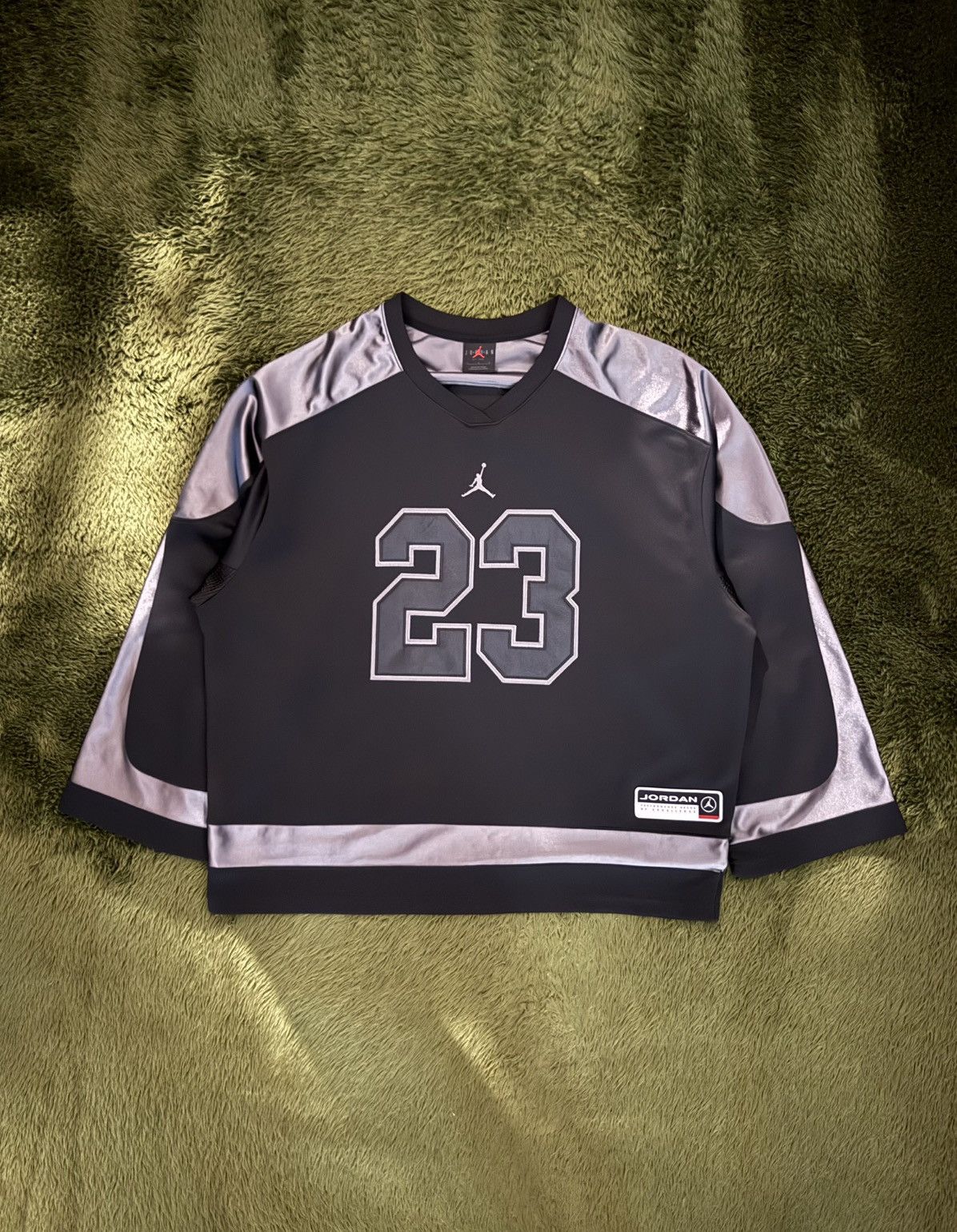 Jordan Brand [L] Jordan Brooklyn Collegiate Hockey Jersey Black Size US L / EU 52-54 / 3 - 1 Thumbnail