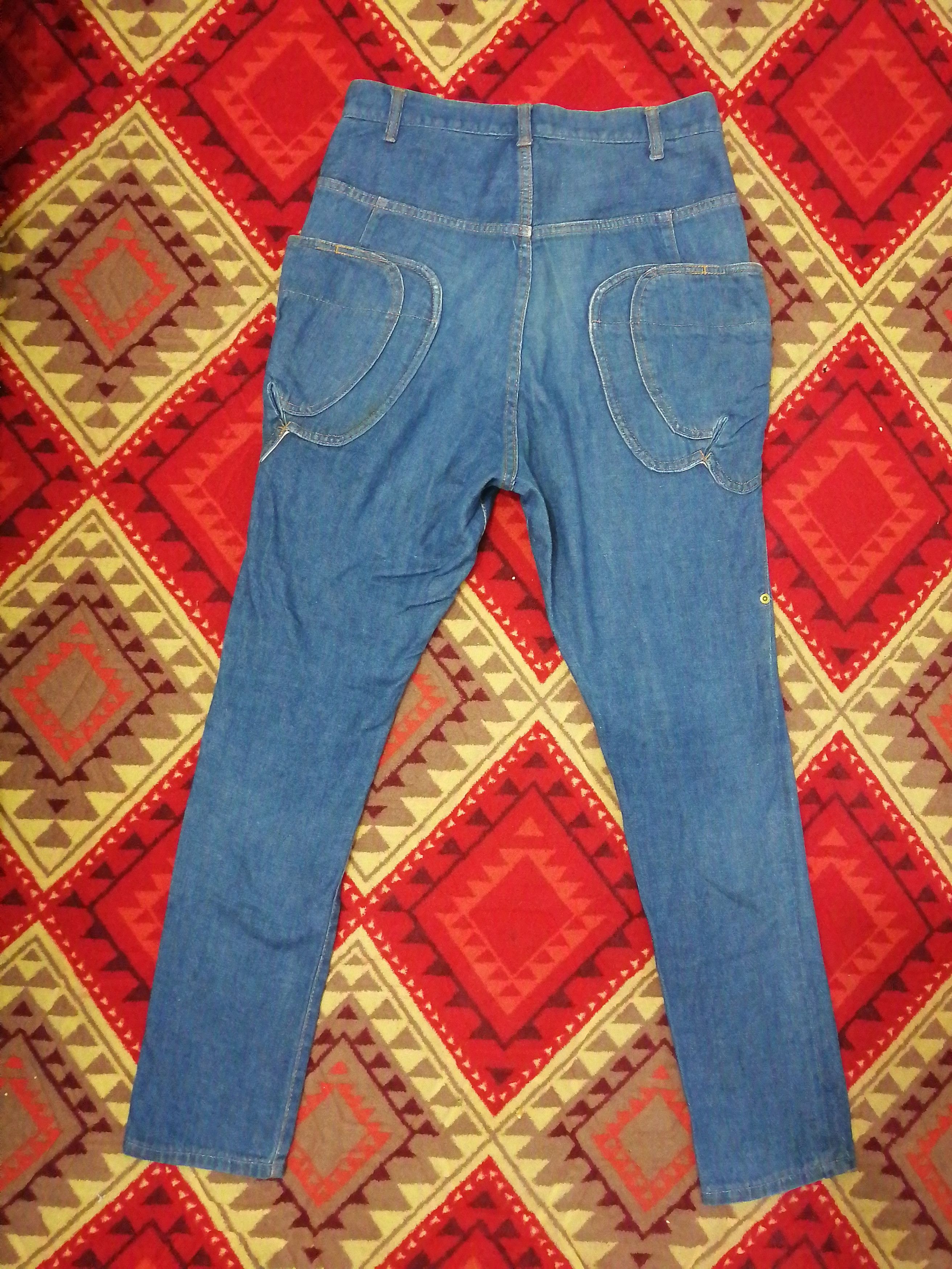 Issey Miyake × Japanese Brand × mercibeaucoup Issey miyake mercibeaucop denim Size US 30 / EU 46 - 17 Thumbnail